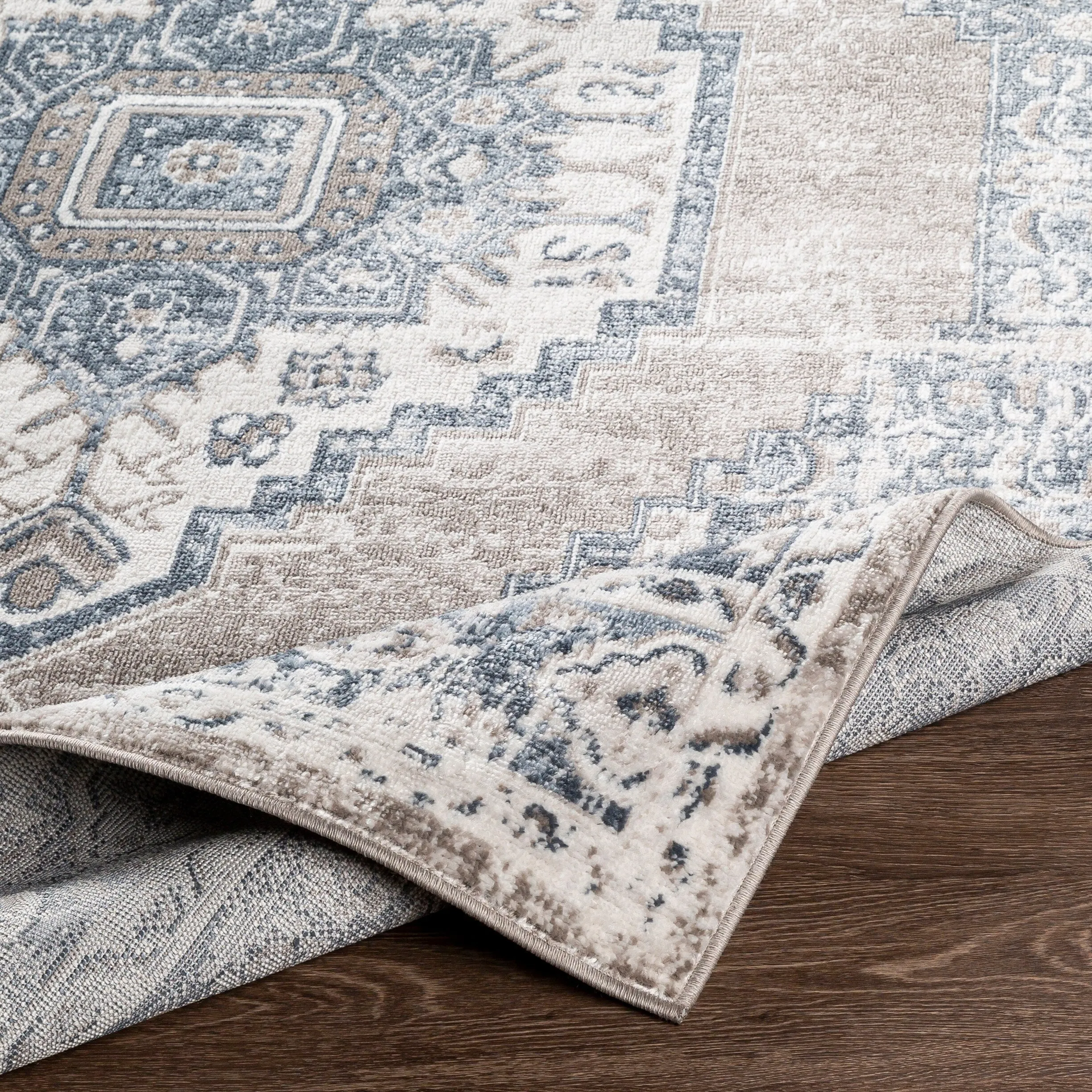 Livabliss Neal Distressed Persian Medallion Area Rug