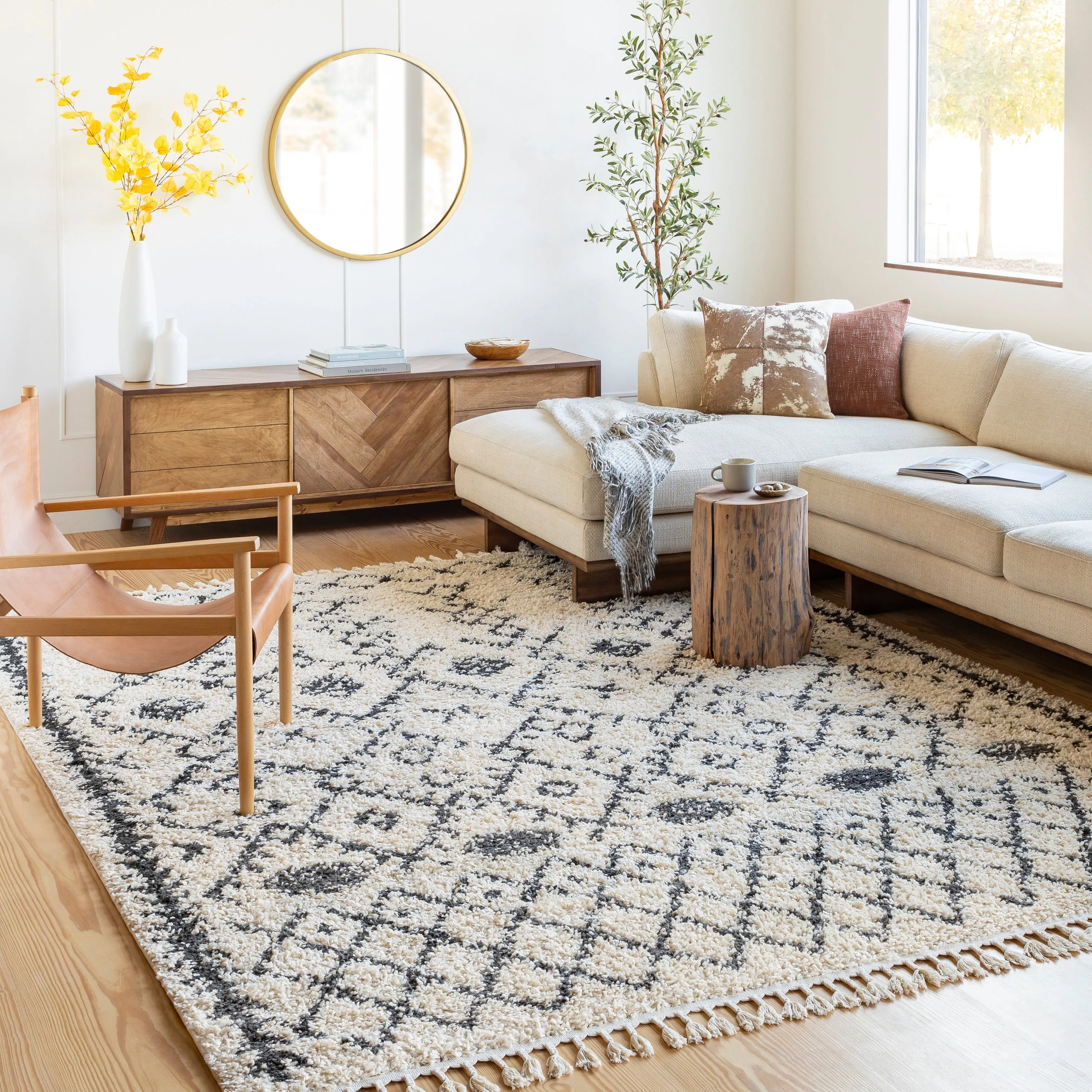 Livabliss Ophelia Moroccan Shag Area Rug