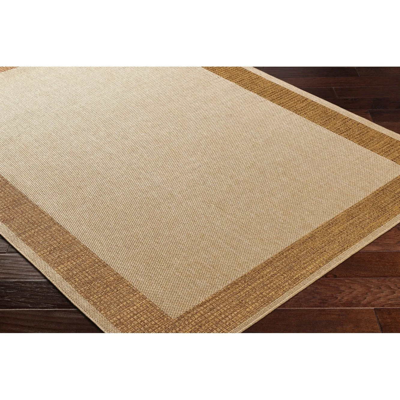 Livabliss Pismo Indoor/ Outdoor Simple Border Area Rug