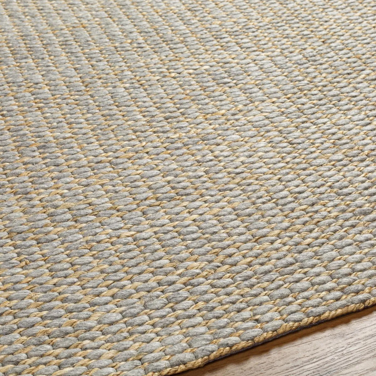 Livabliss Priya Handmade Jute & Wool Blend Area Rug