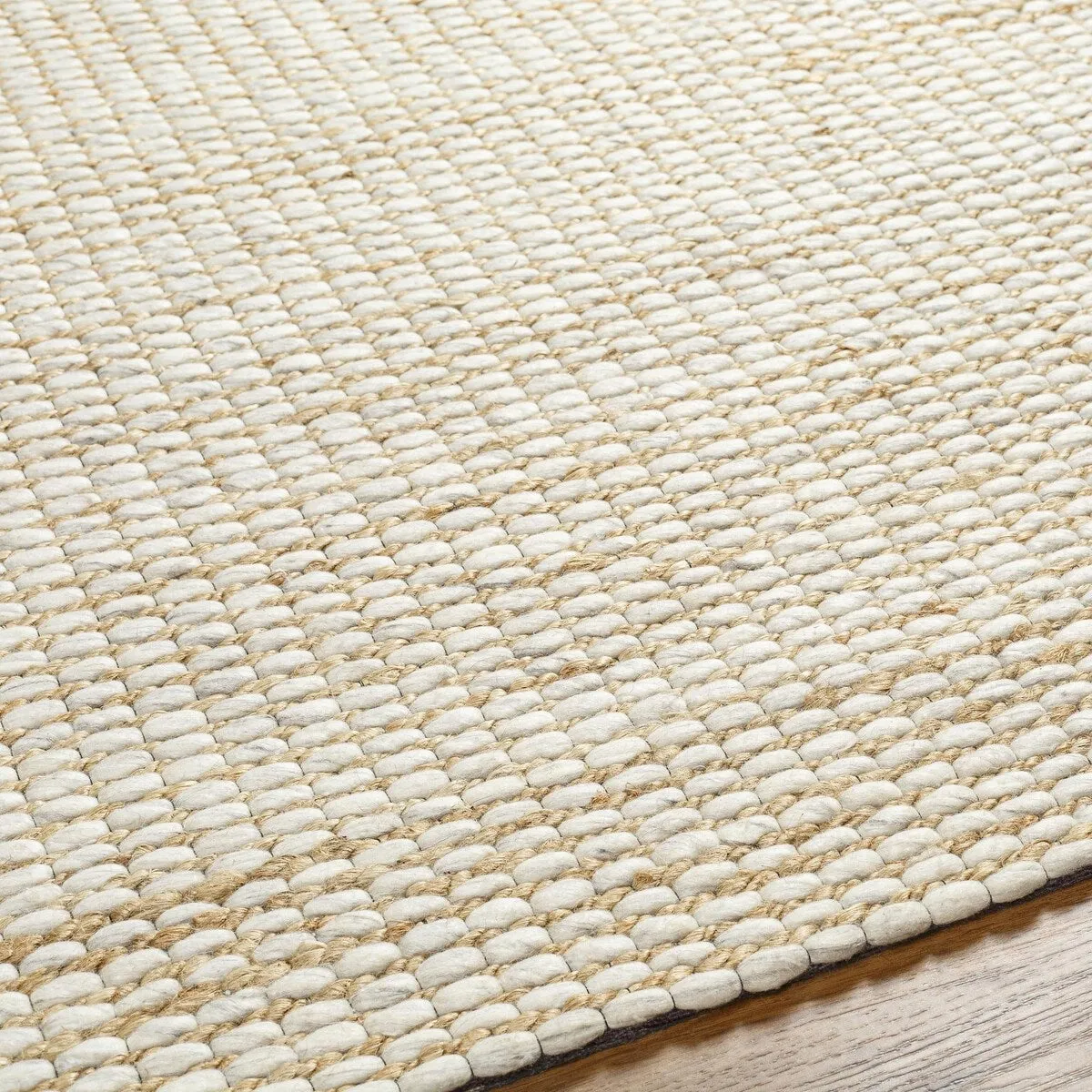 Livabliss Priya Handmade Jute & Wool Blend Area Rug