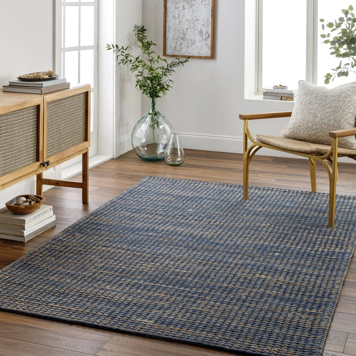 Livabliss Priya Handmade Jute & Wool Blend Area Rug