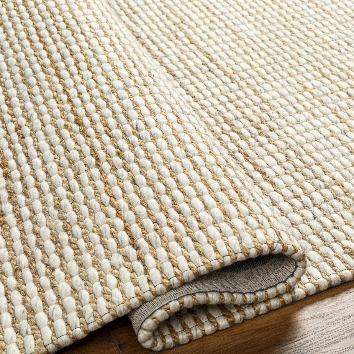Livabliss Priya Handmade Jute & Wool Blend Area Rug