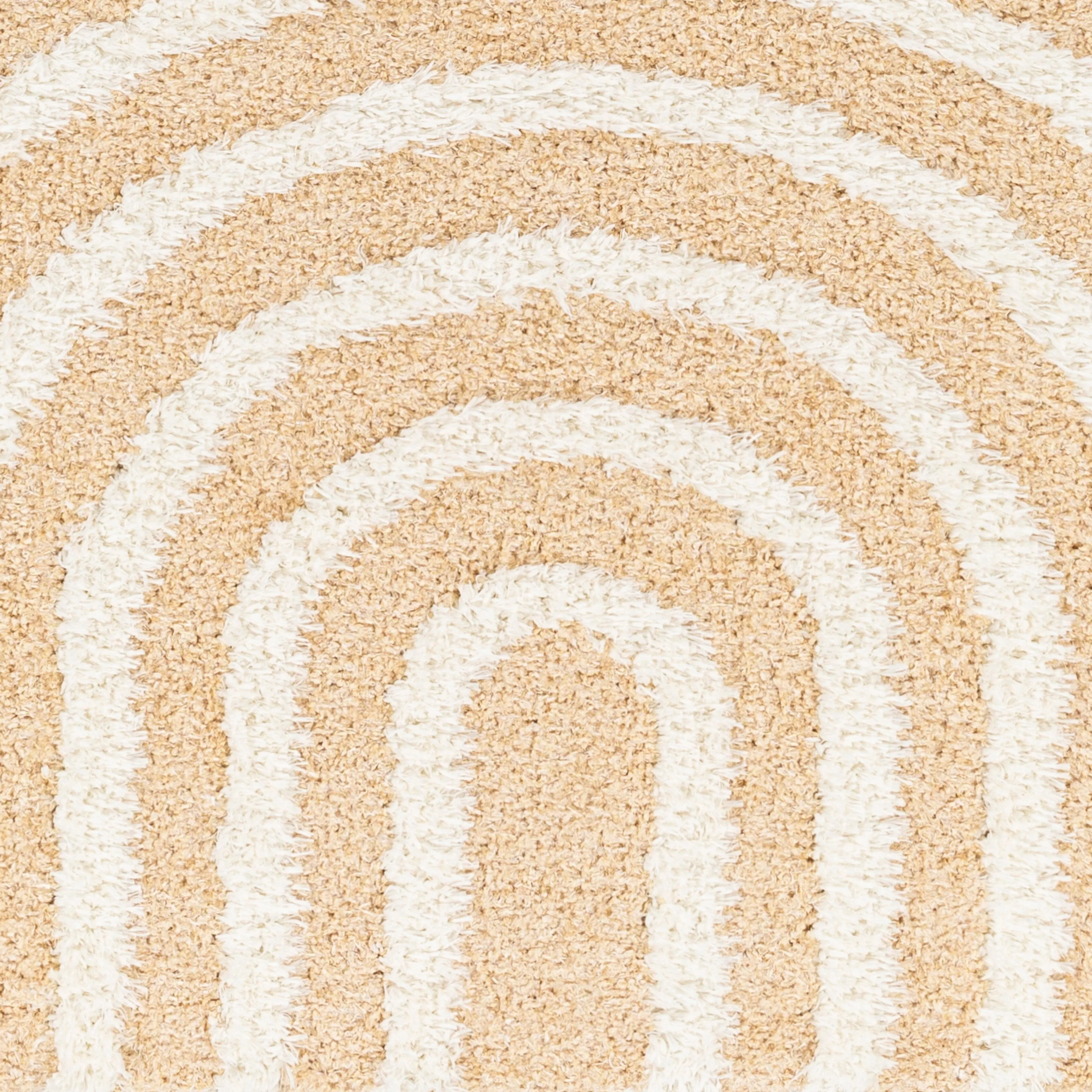 Livabliss Rodos Mod Neutral Rainbow Plush Area Rug