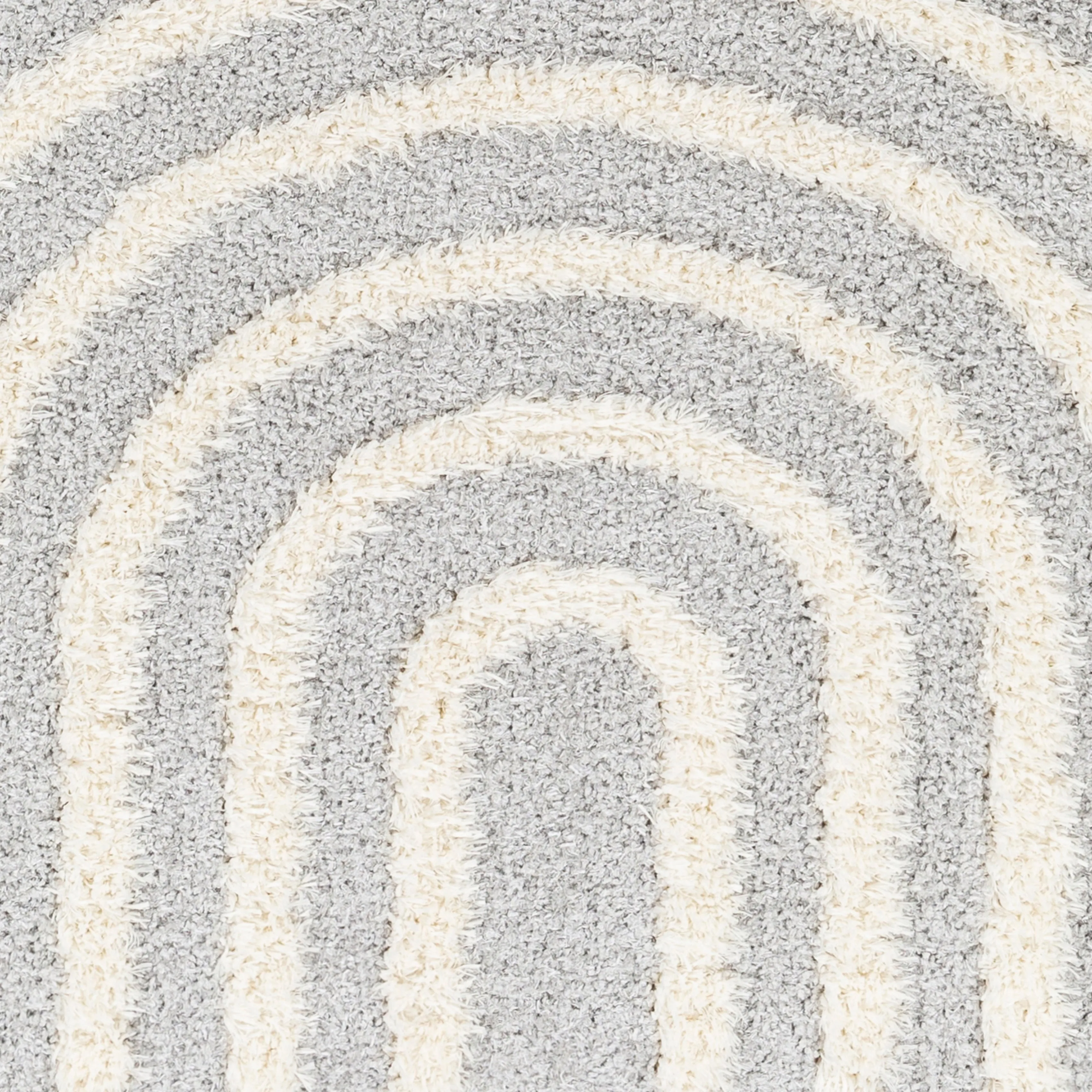 Livabliss Rodos Mod Neutral Rainbow Plush Area Rug