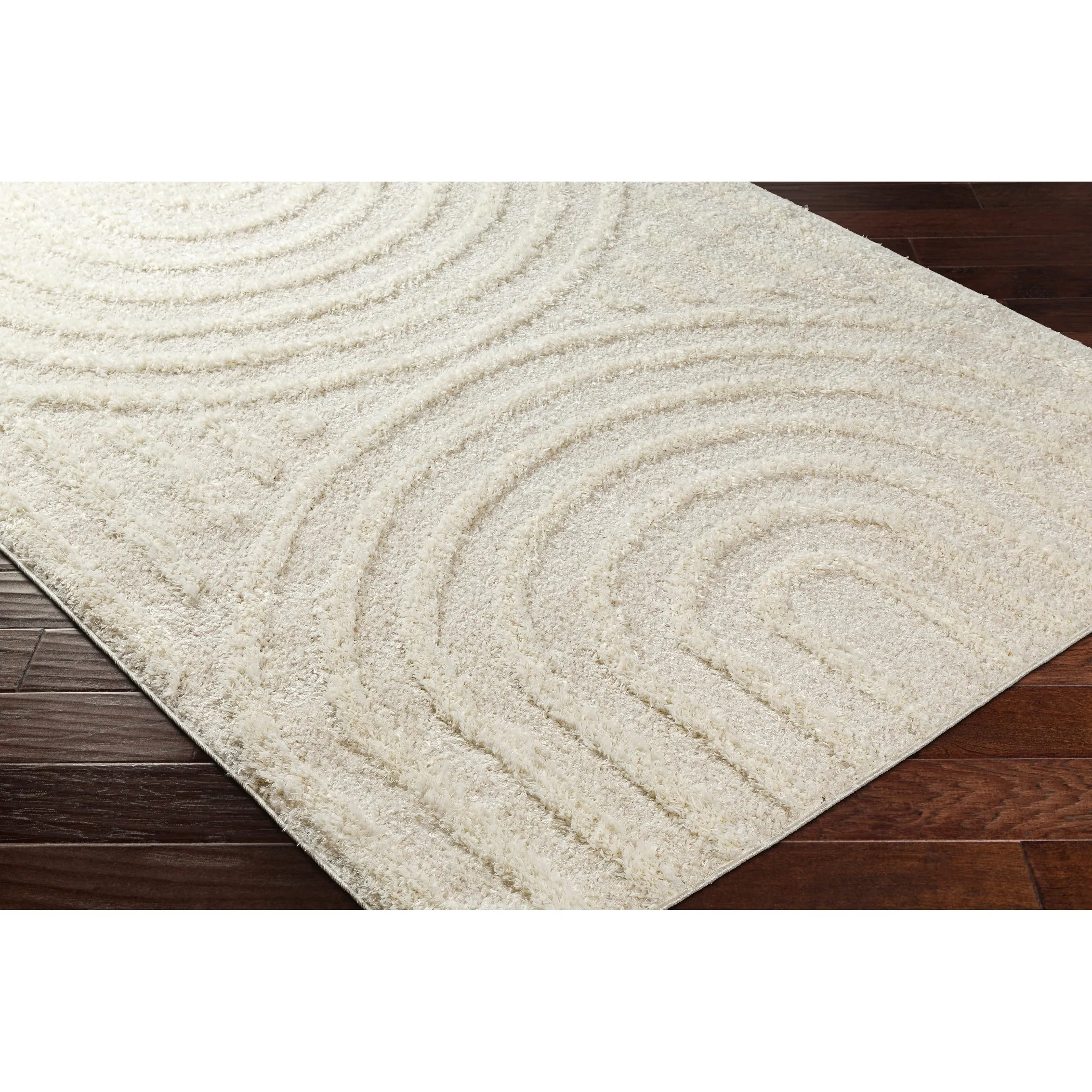 Livabliss Rodos Mod Neutral Rainbow Plush Area Rug