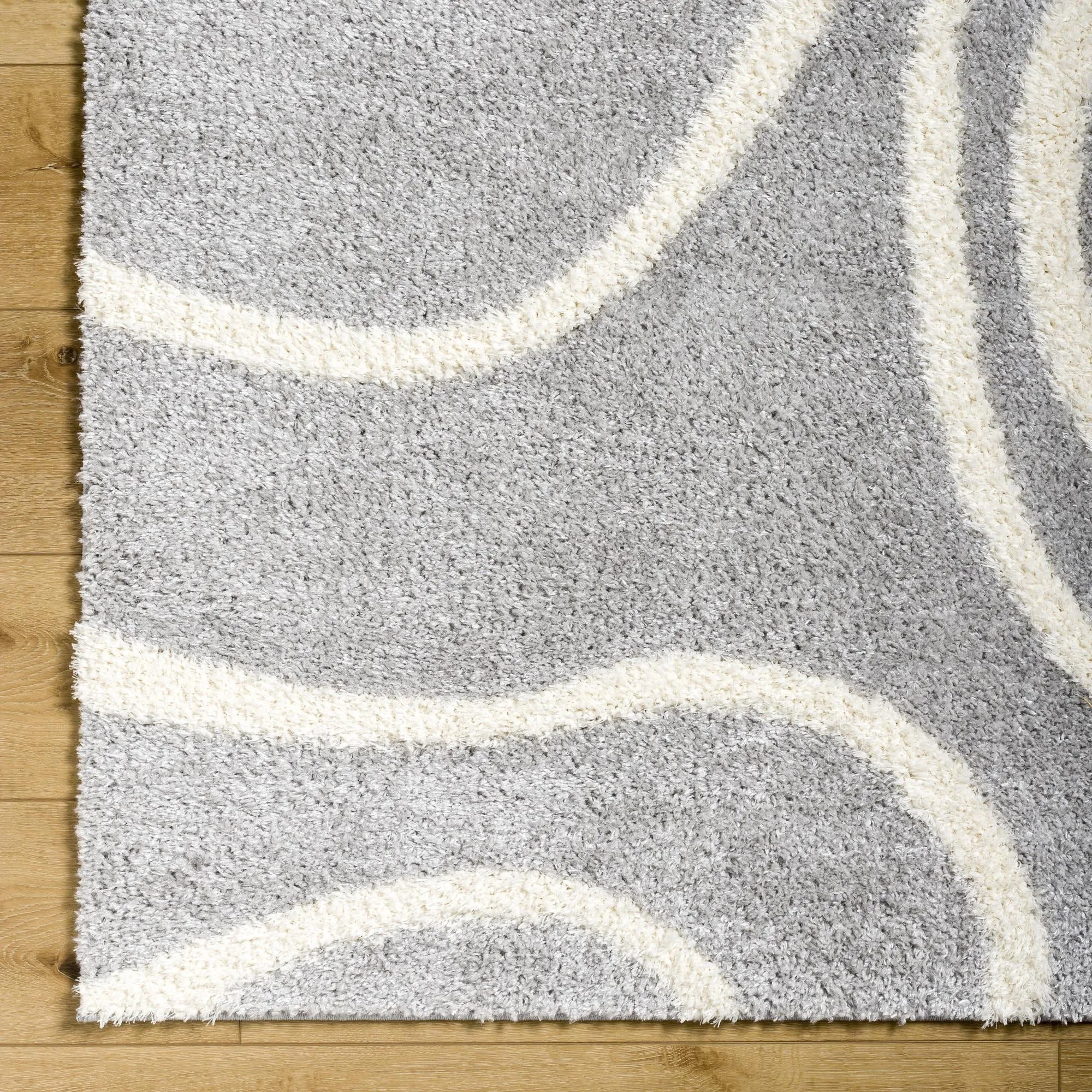 Livabliss Rodos Transitional Swirl Plush Area Rug