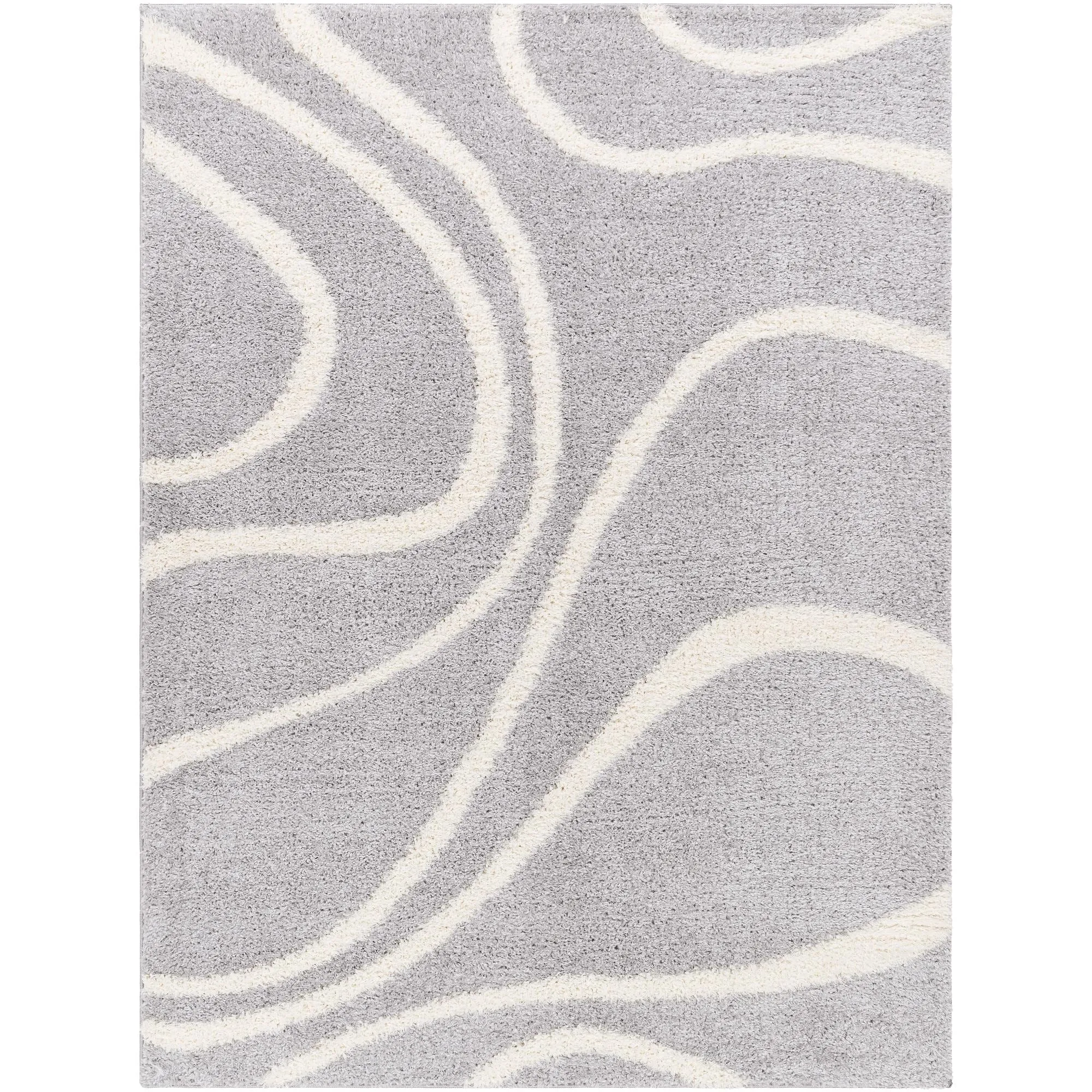 Livabliss Rodos Transitional Swirl Plush Area Rug