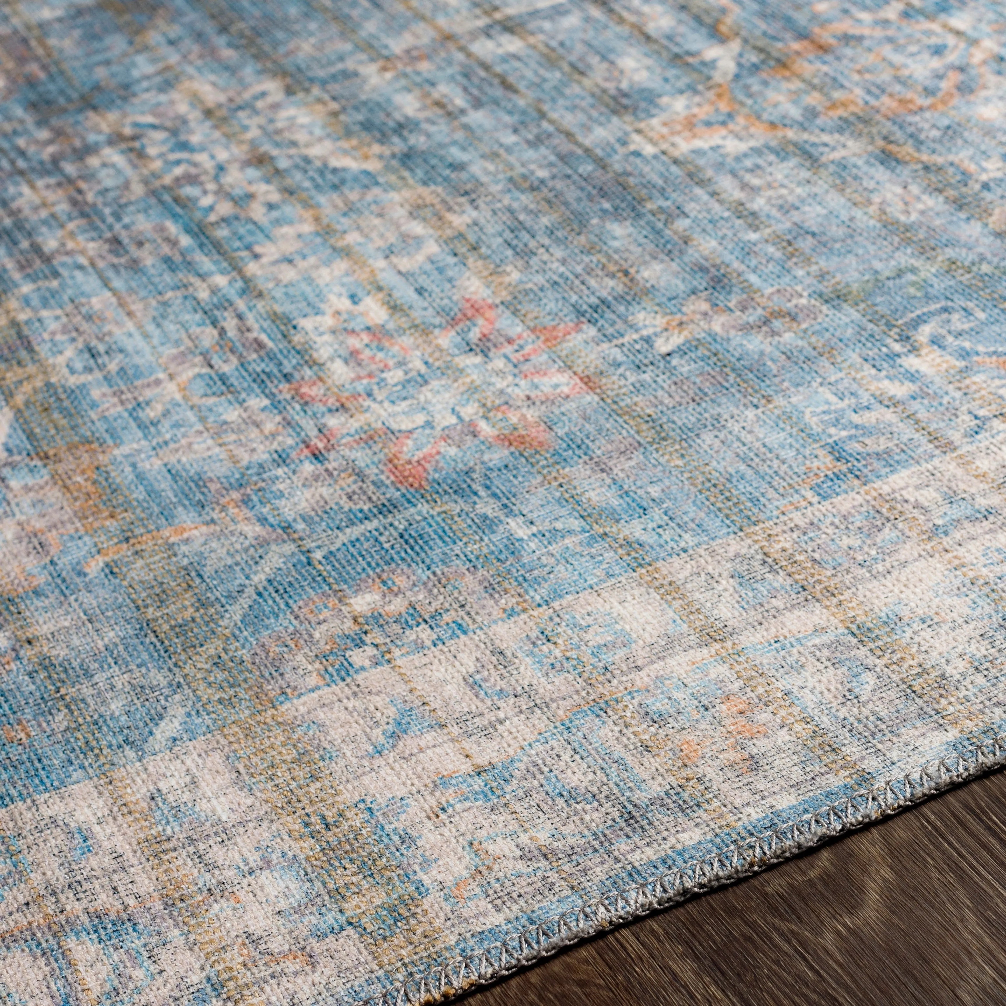 Livabliss Salima Traditional Vintage Machine Washable Area Rug