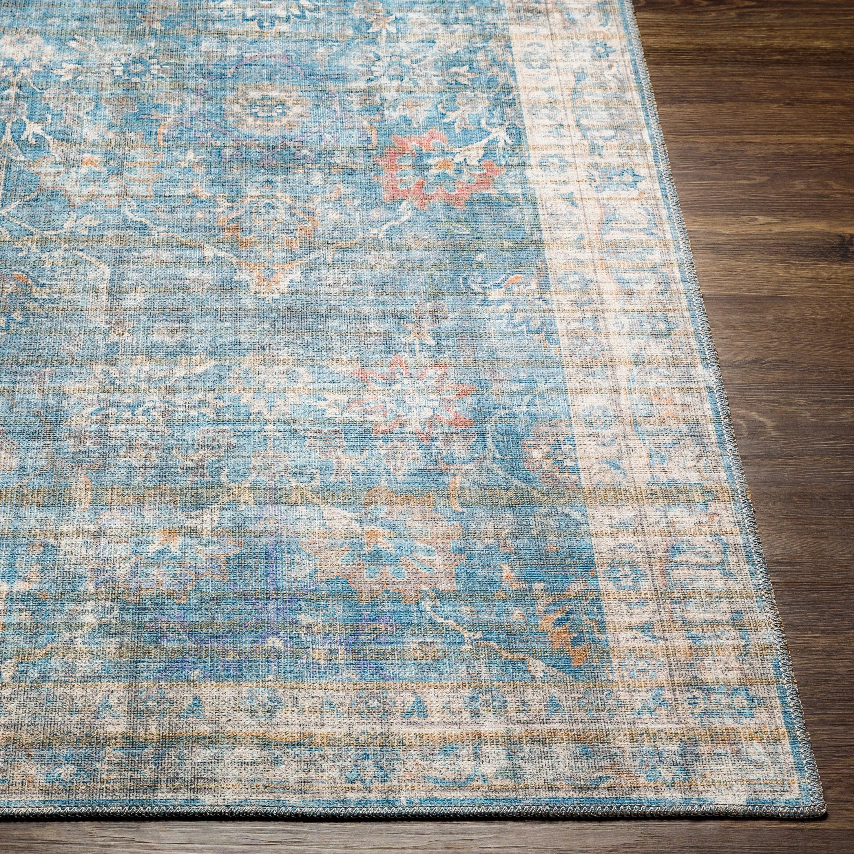 Livabliss Salima Traditional Vintage Machine Washable Area Rug