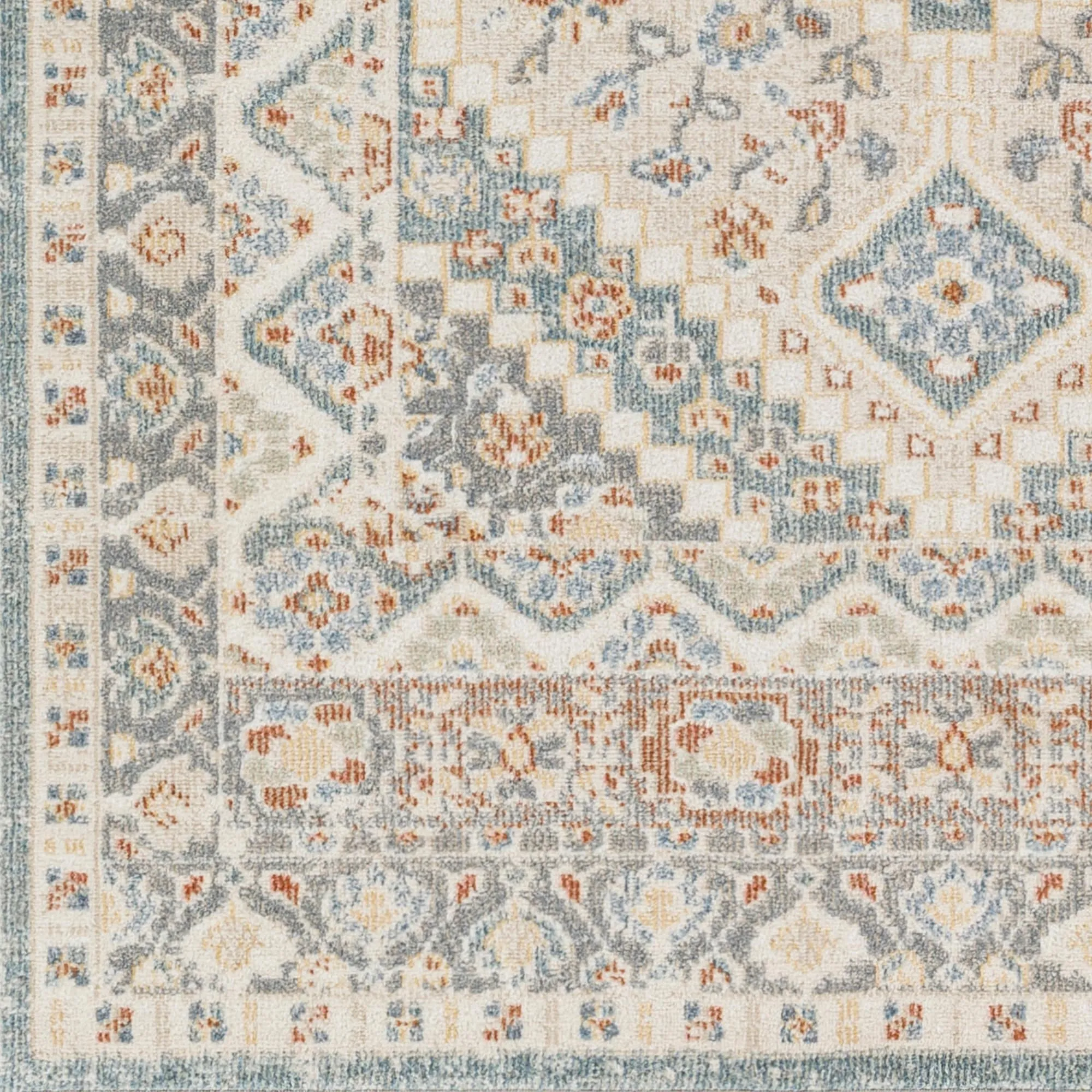 Livabliss Santana Traditional Medallion Washable Area Rug