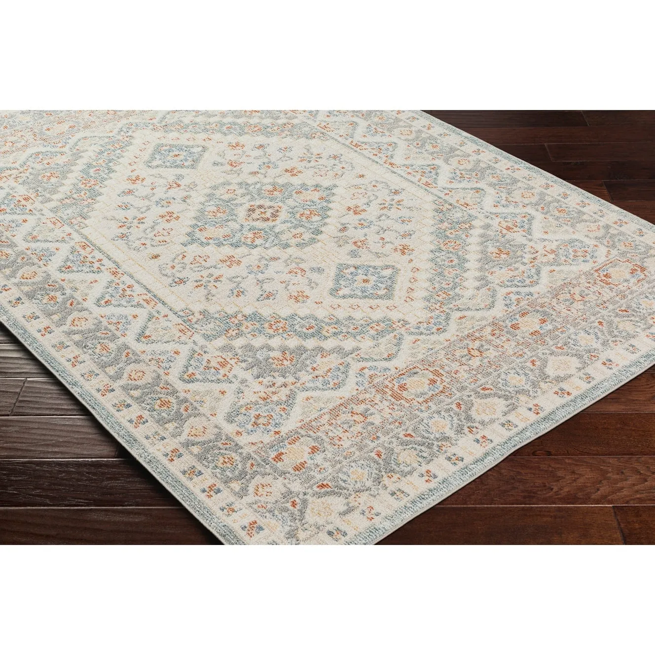 Livabliss Santana Traditional Medallion Washable Area Rug