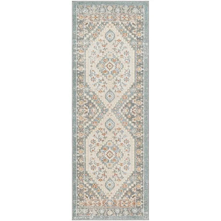 Livabliss Santana Traditional Medallion Washable Area Rug