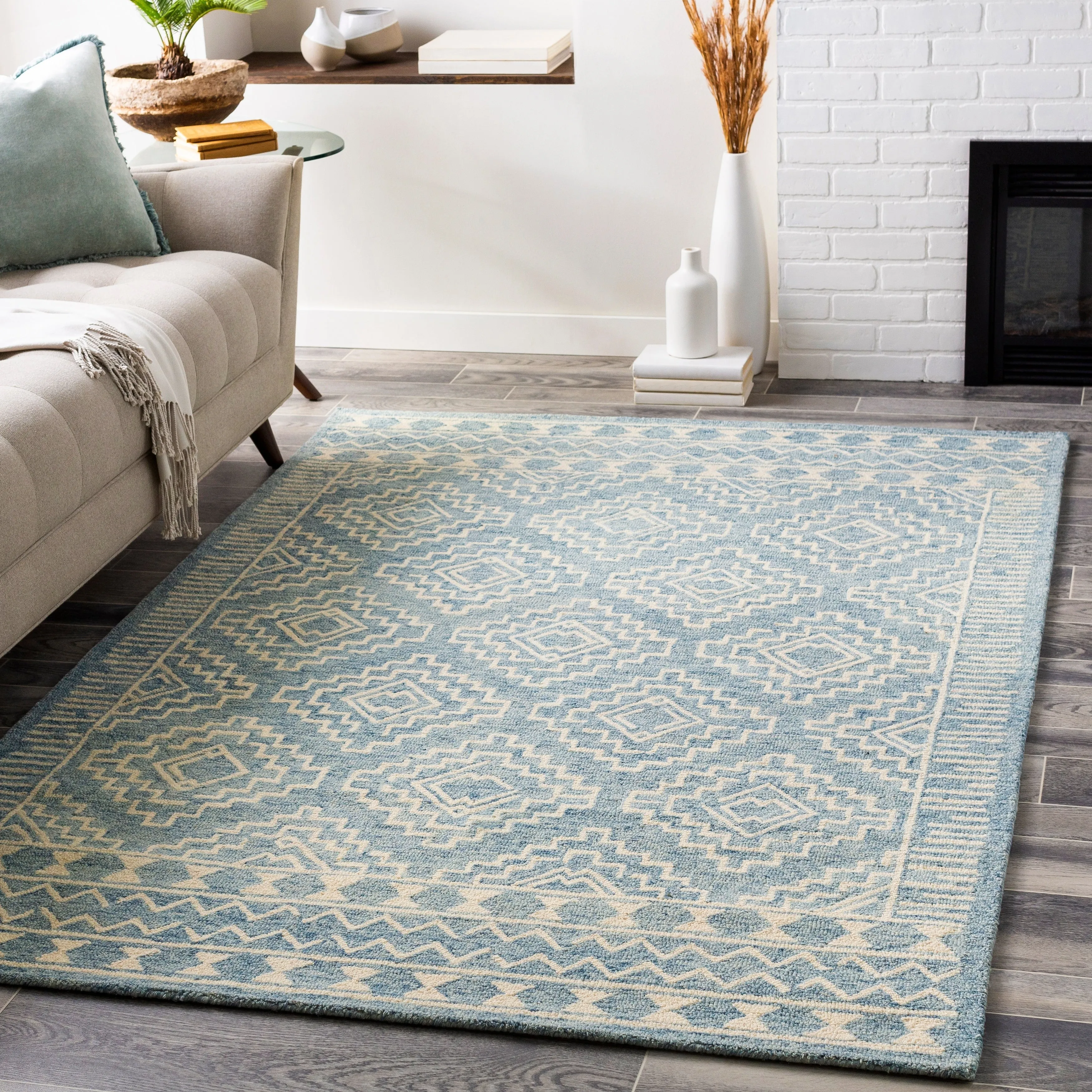 Livabliss Seedorf Handmade Tribal Wool Area Rug