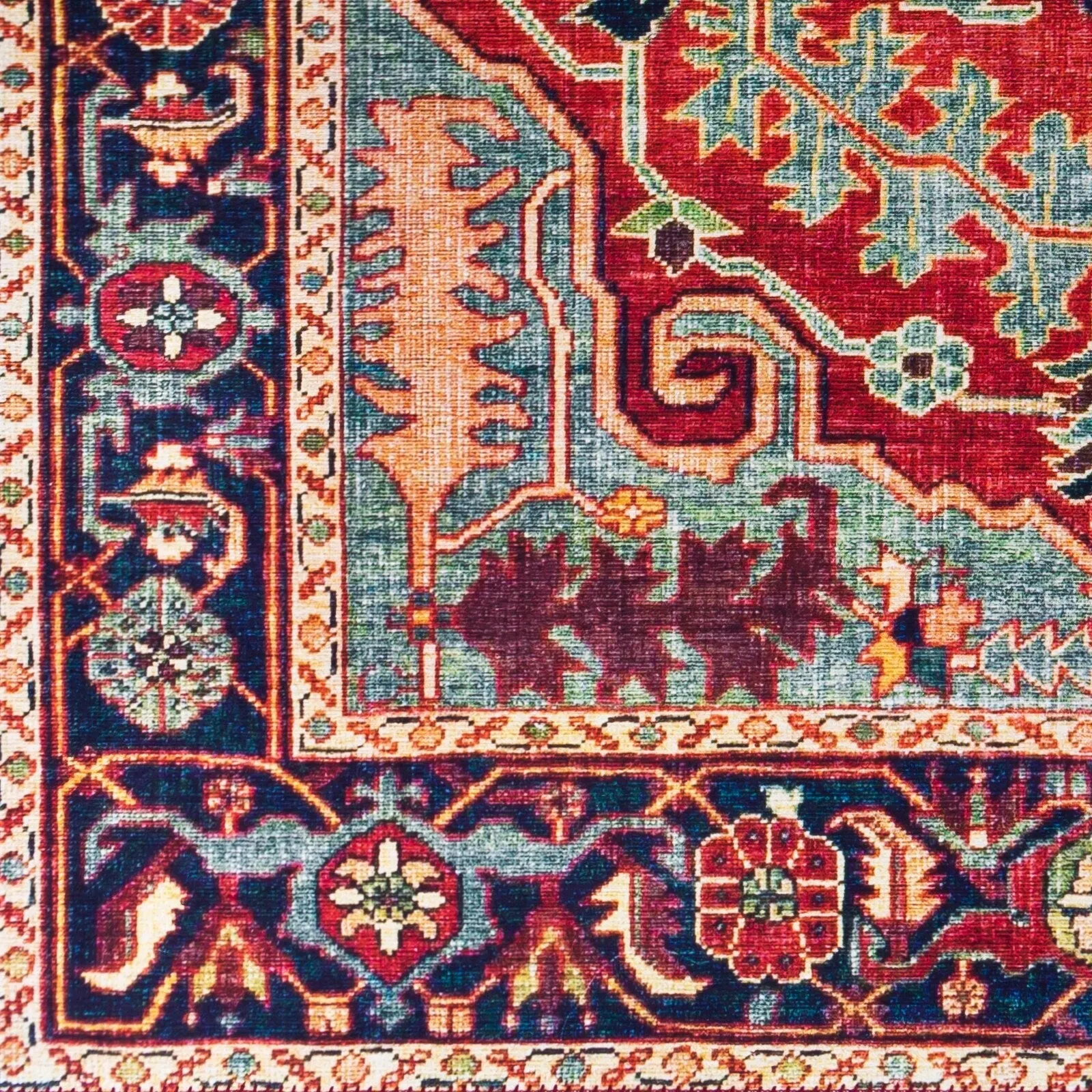 Livabliss Shaelyn Oriental Medallion Printed Area Rug