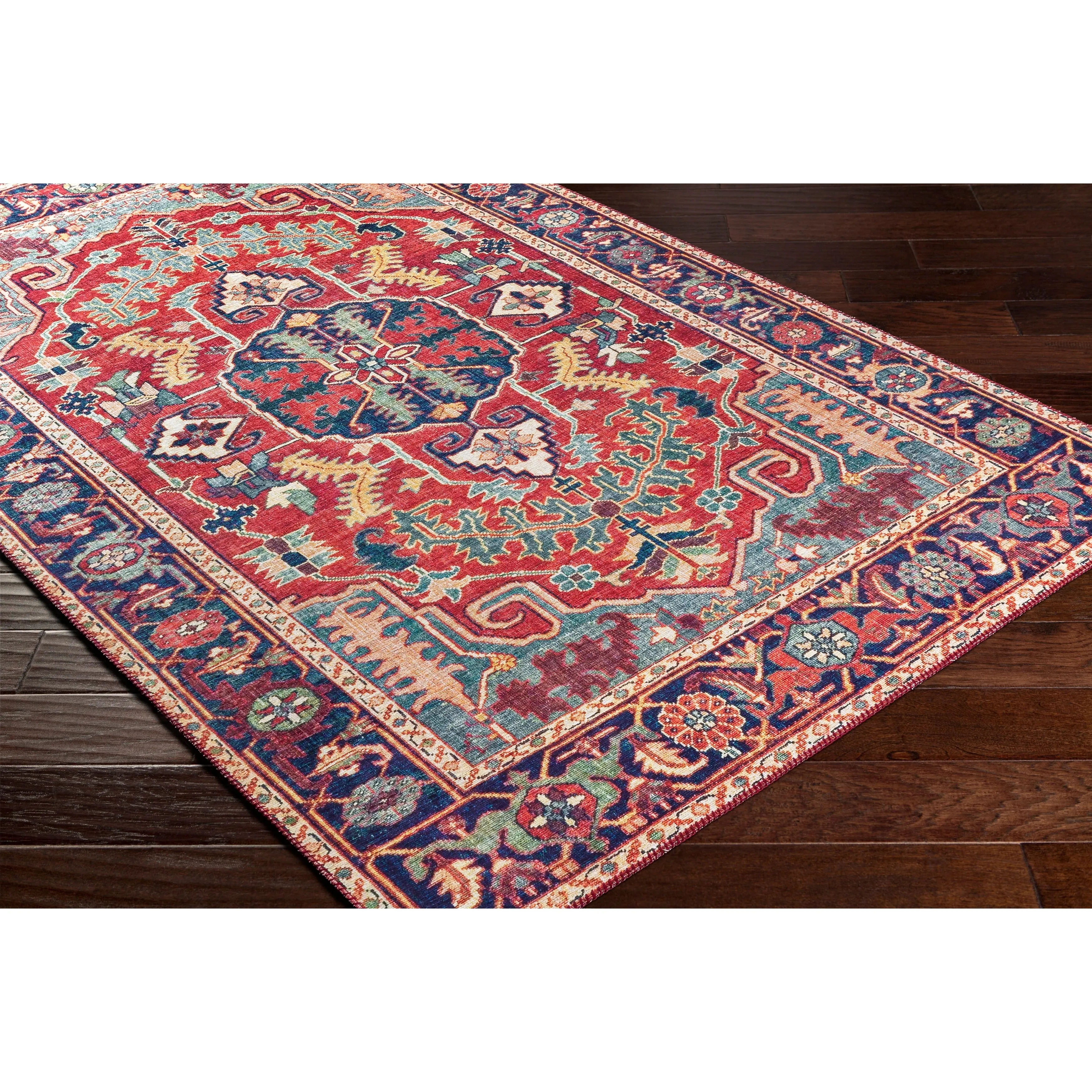 Livabliss Shaelyn Oriental Medallion Printed Area Rug