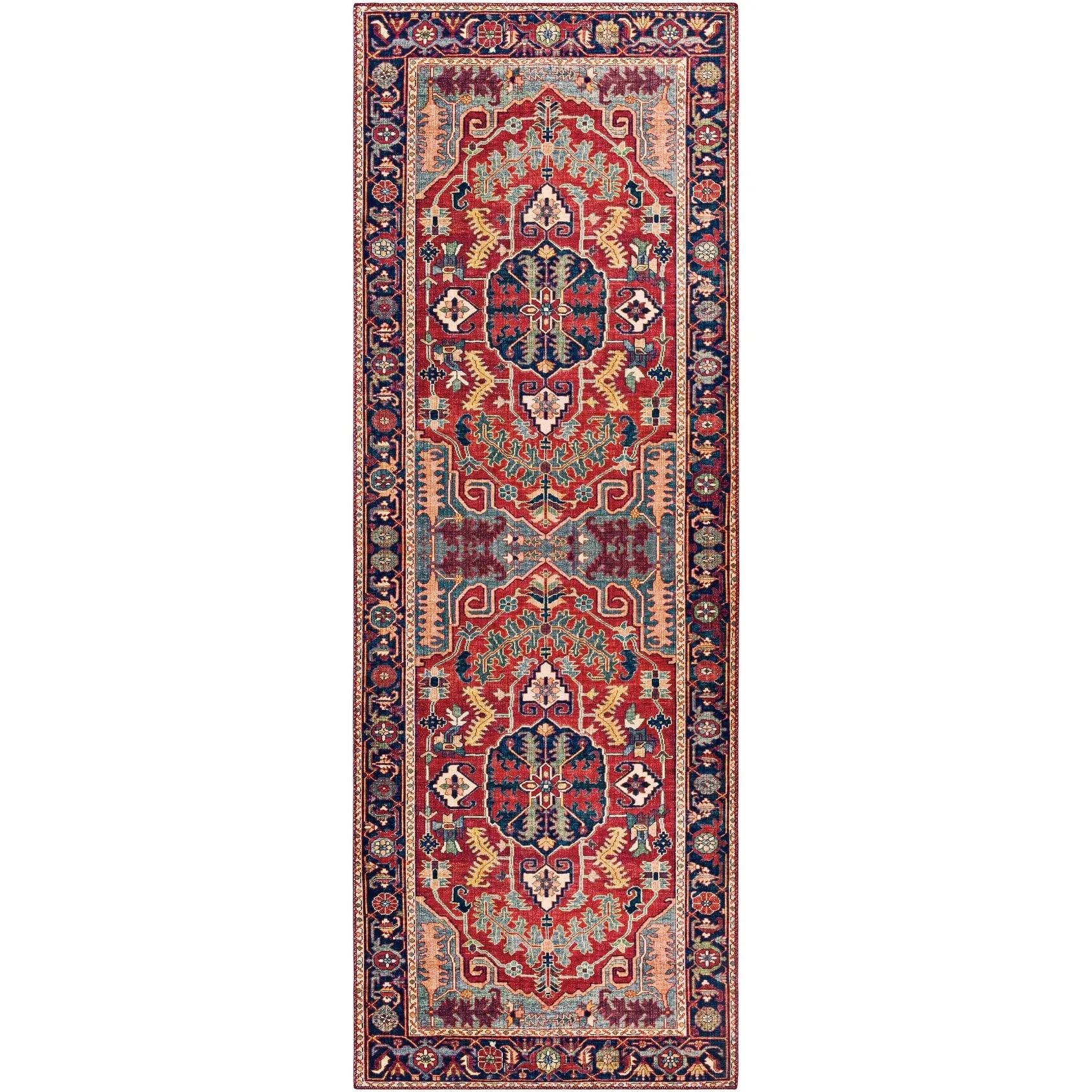 Livabliss Shaelyn Oriental Medallion Printed Area Rug