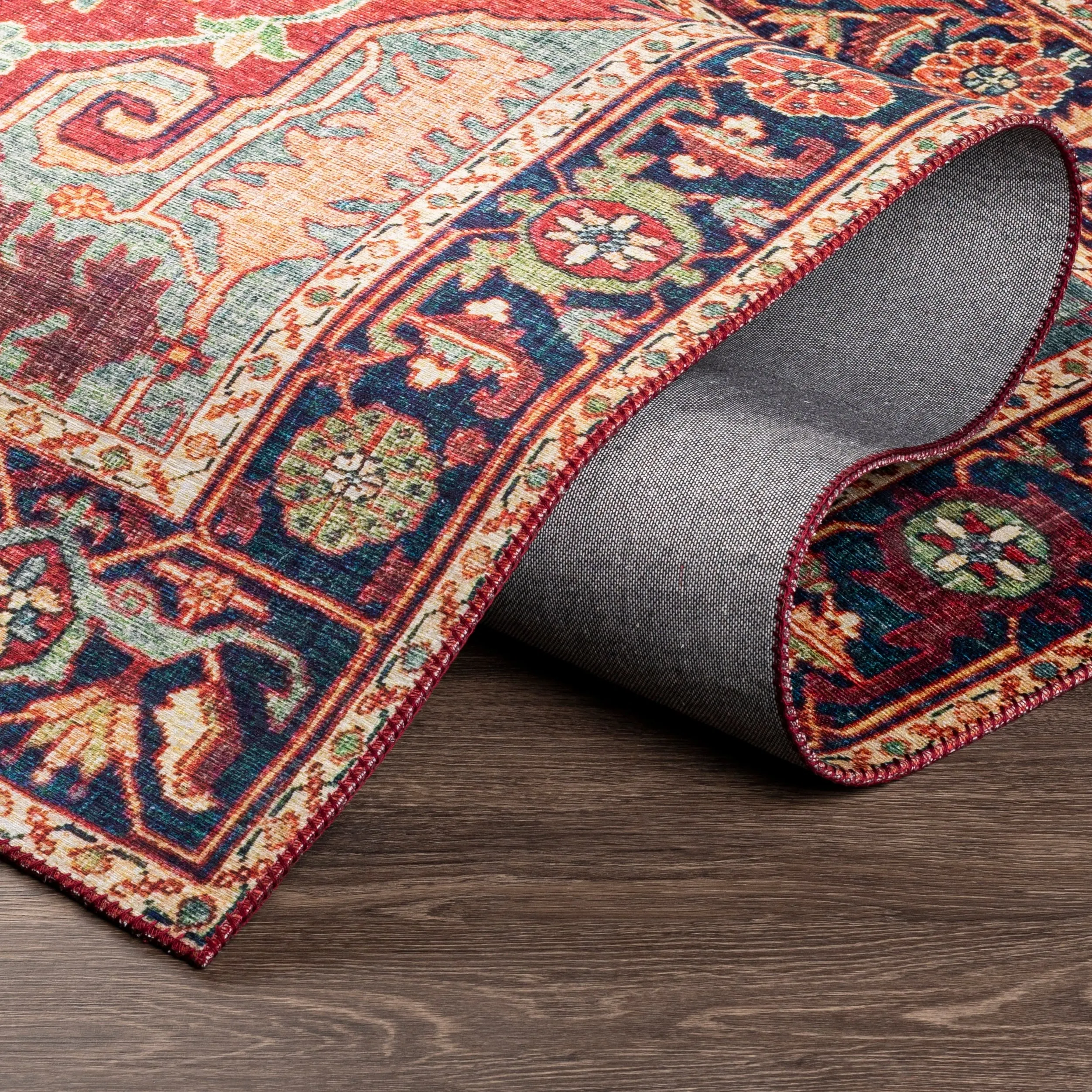 Livabliss Shaelyn Oriental Medallion Printed Area Rug