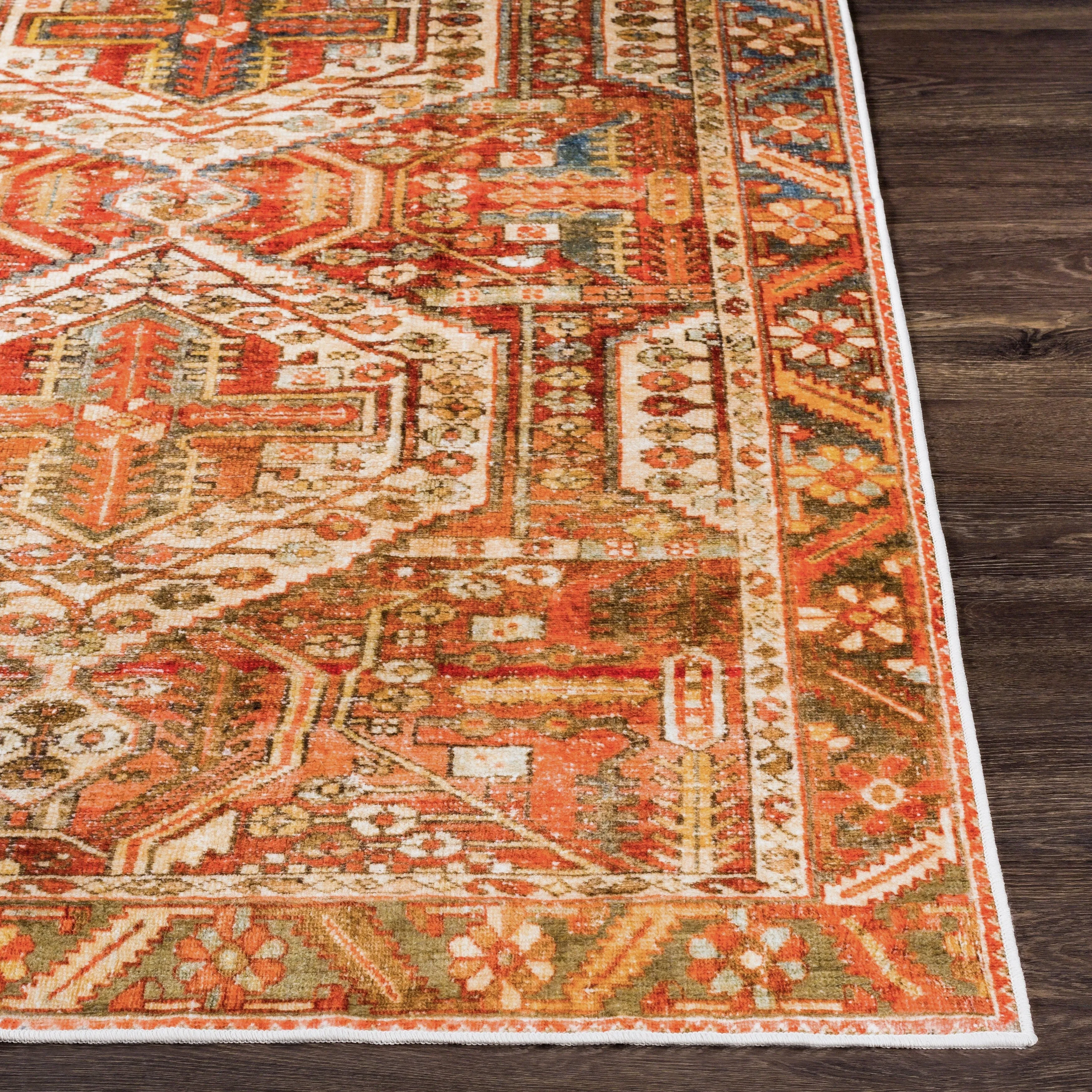Livabliss Sindri Persian Machine Washable Area Rug