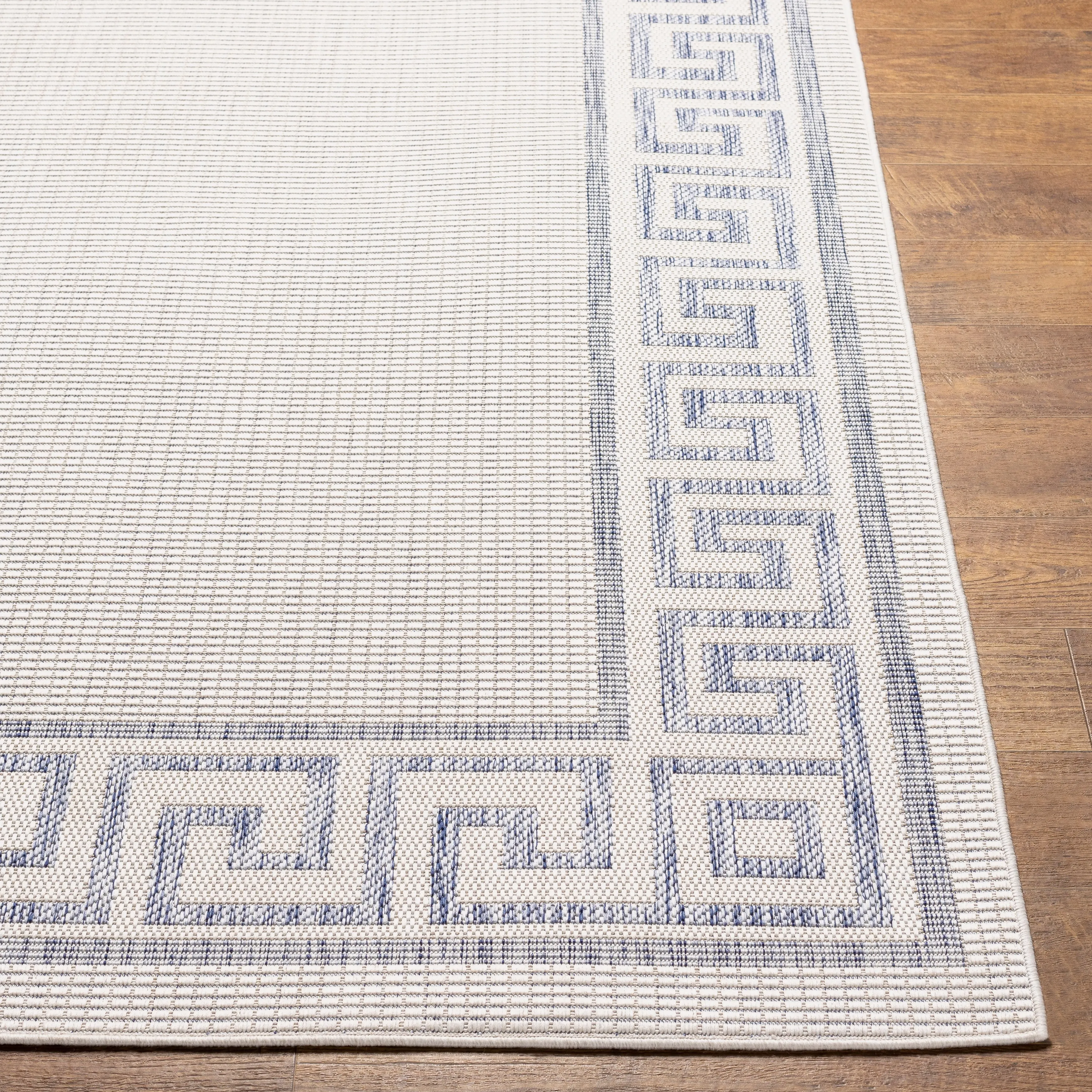 Livabliss Tuareg Greek Border Outdoor Rug