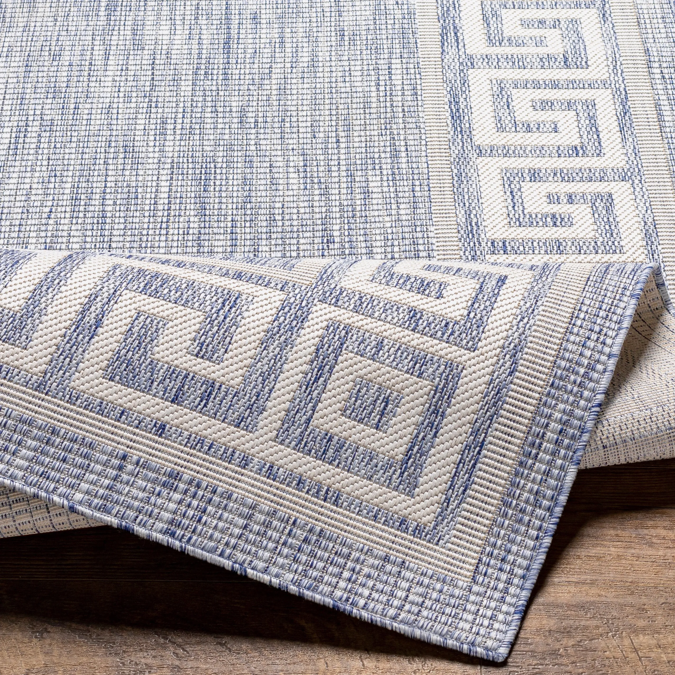 Livabliss Tuareg Greek Border Outdoor Rug