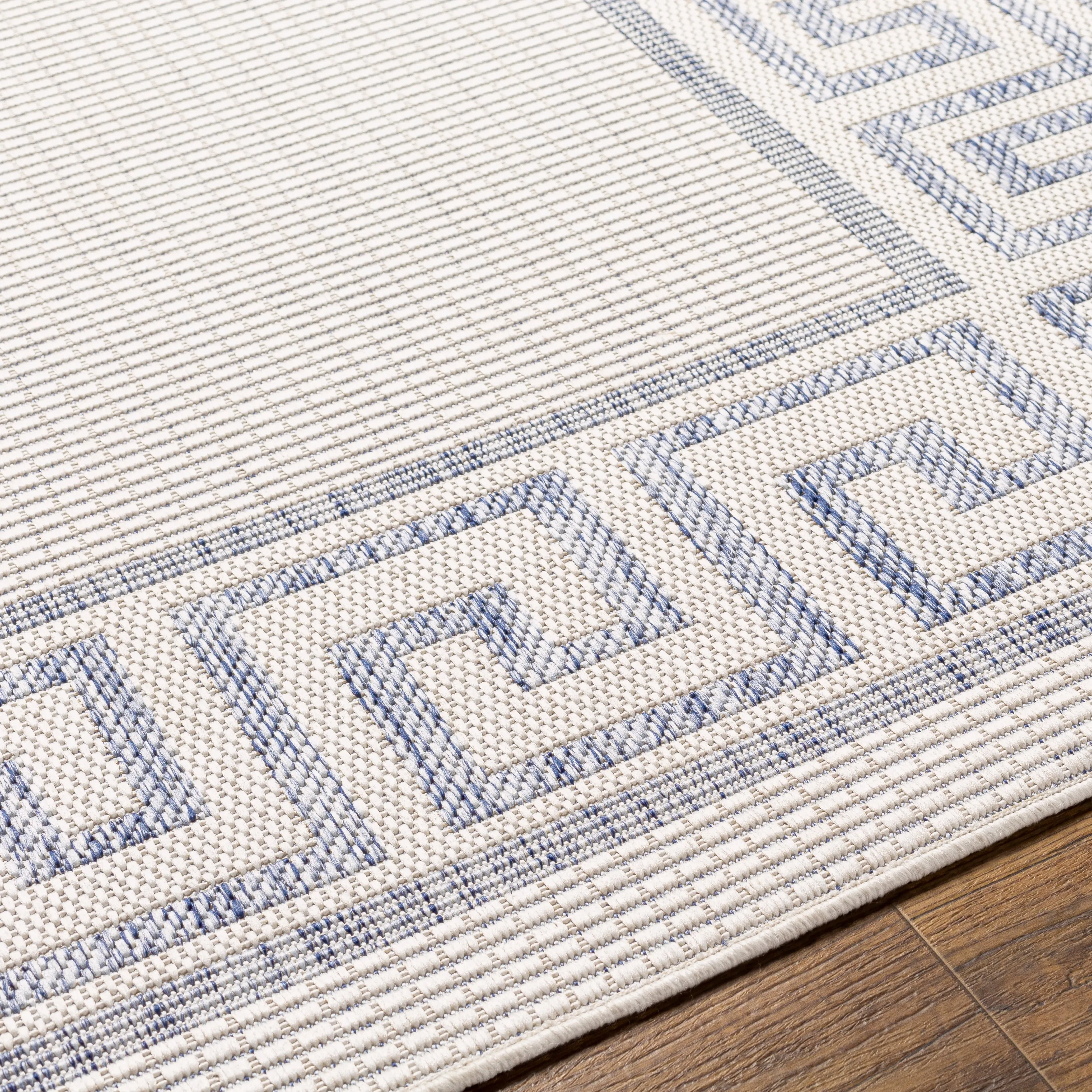 Livabliss Tuareg Greek Border Outdoor Rug