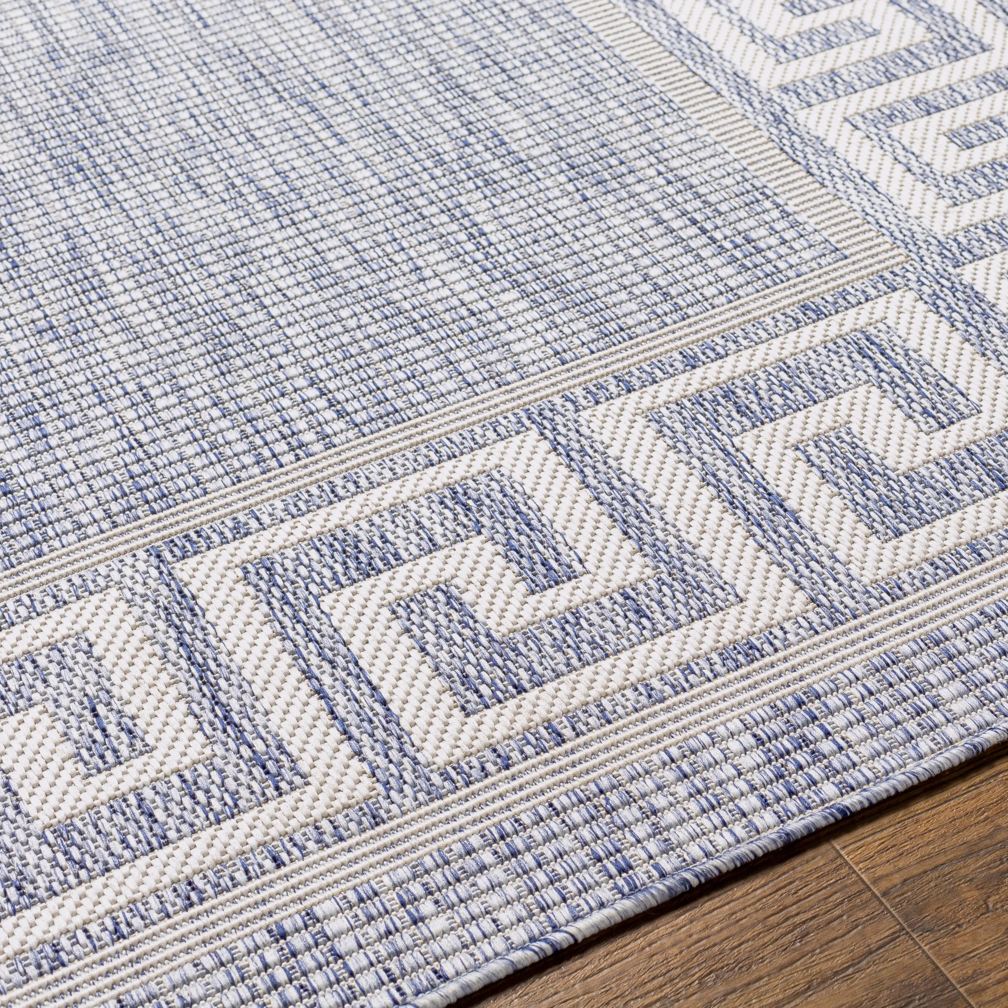 Livabliss Tuareg Greek Border Outdoor Rug