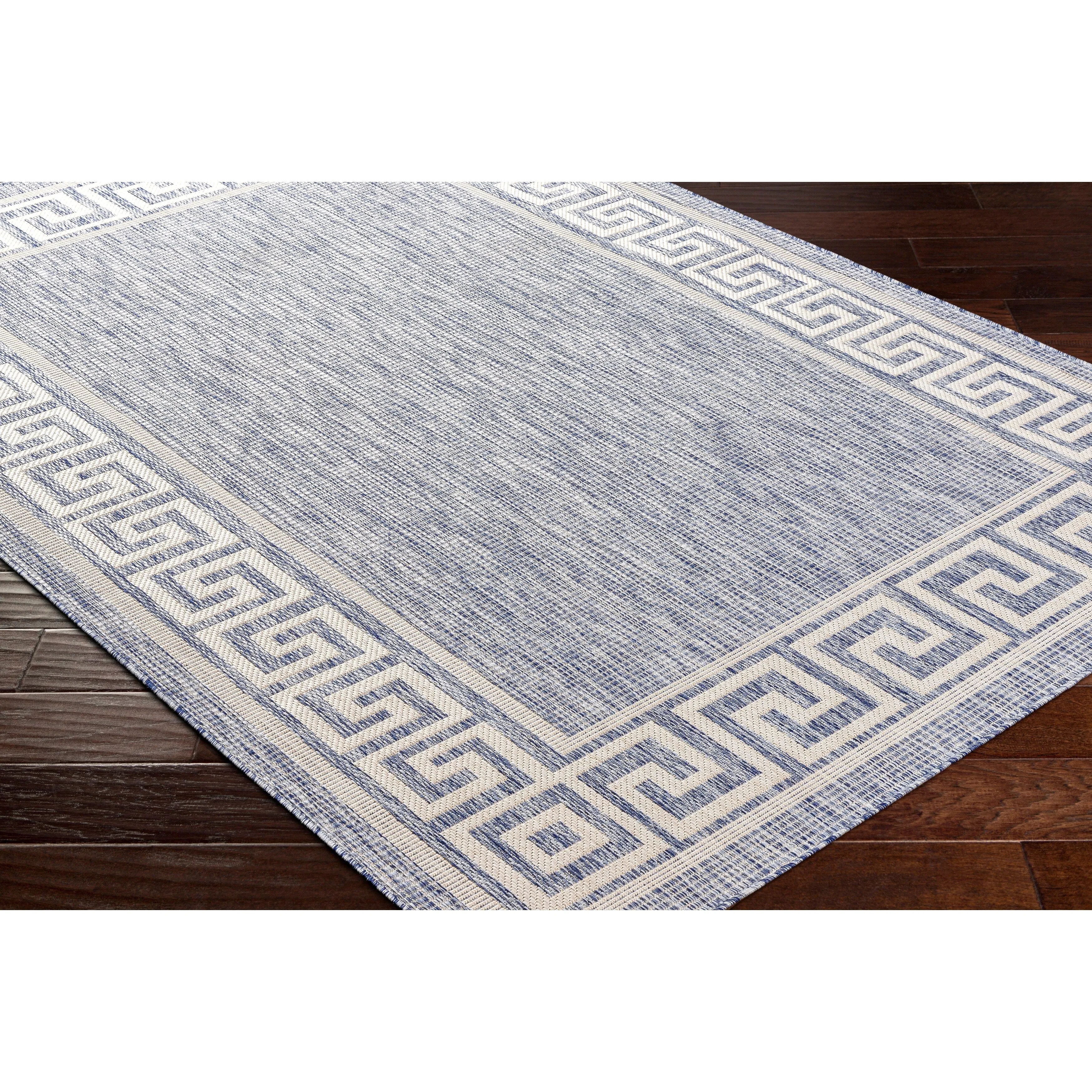 Livabliss Tuareg Greek Border Outdoor Rug