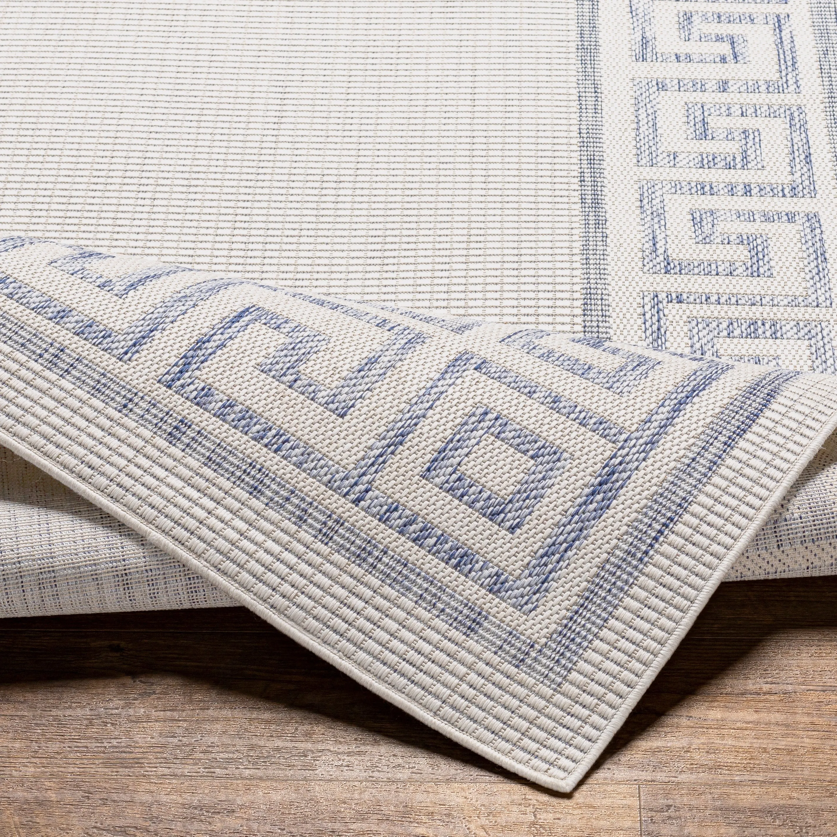 Livabliss Tuareg Greek Border Outdoor Rug