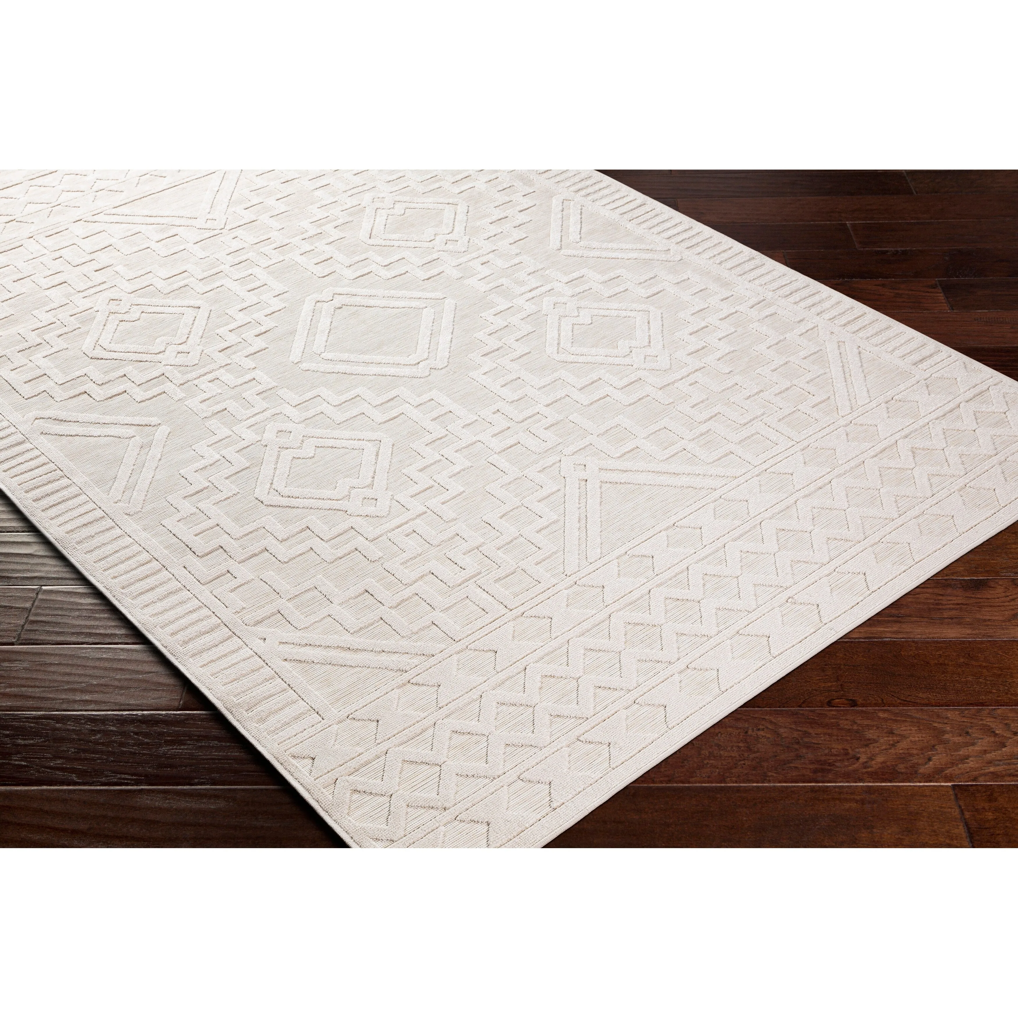 Livabliss Tylee Indoor/Outdoor Southwest Diamond Area Rug