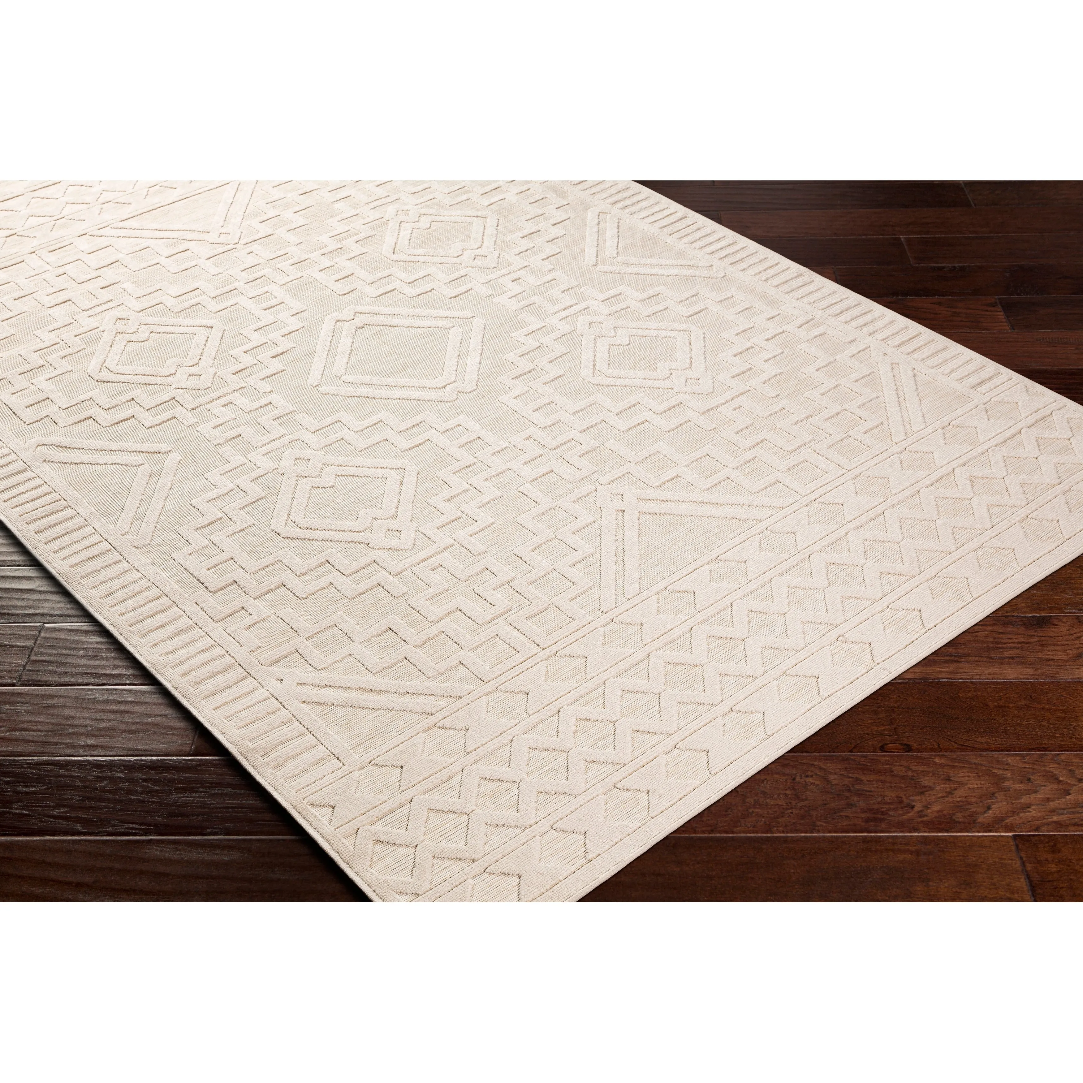 Livabliss Tylee Indoor/Outdoor Southwest Diamond Area Rug