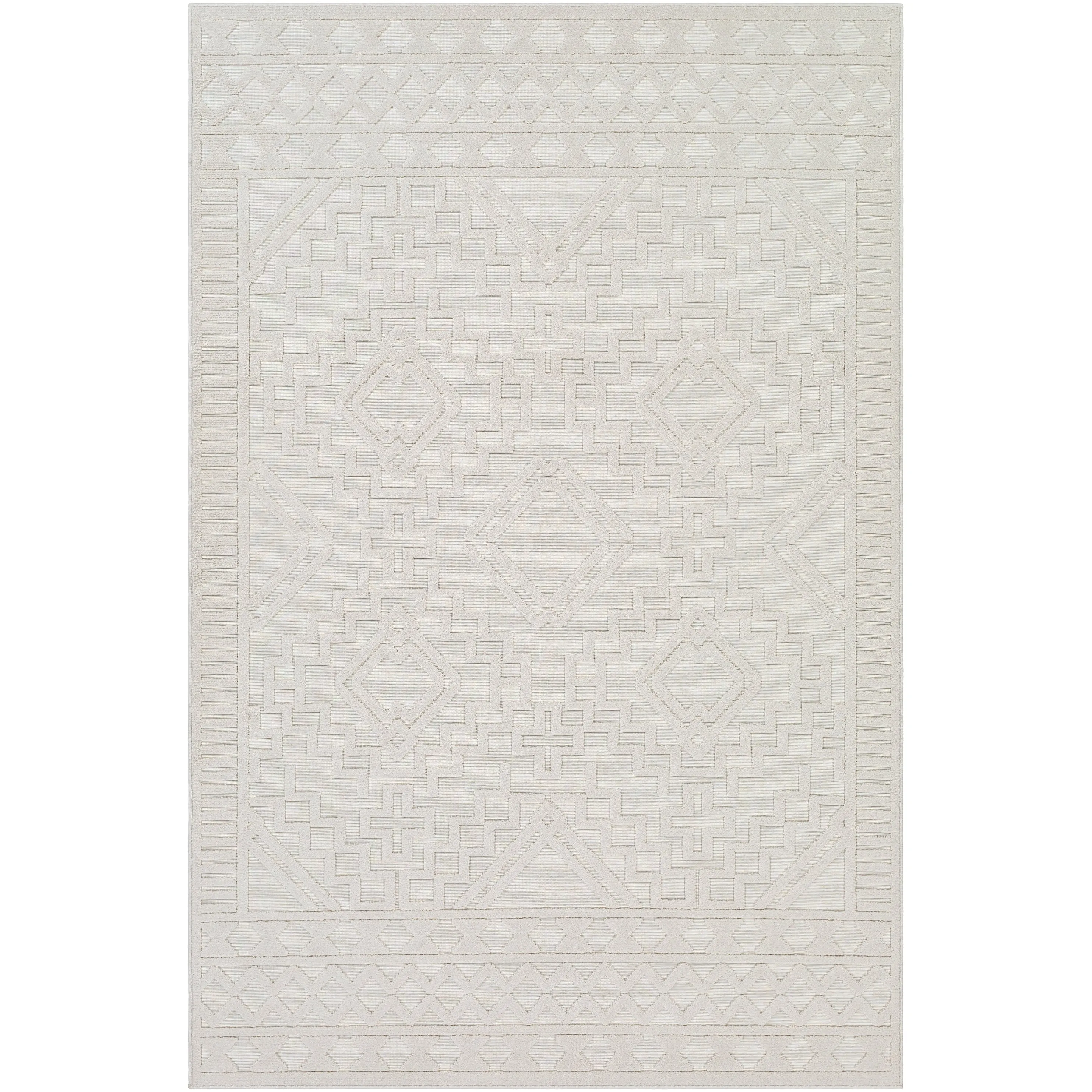 Livabliss Tylee Indoor/Outdoor Southwest Diamond Area Rug