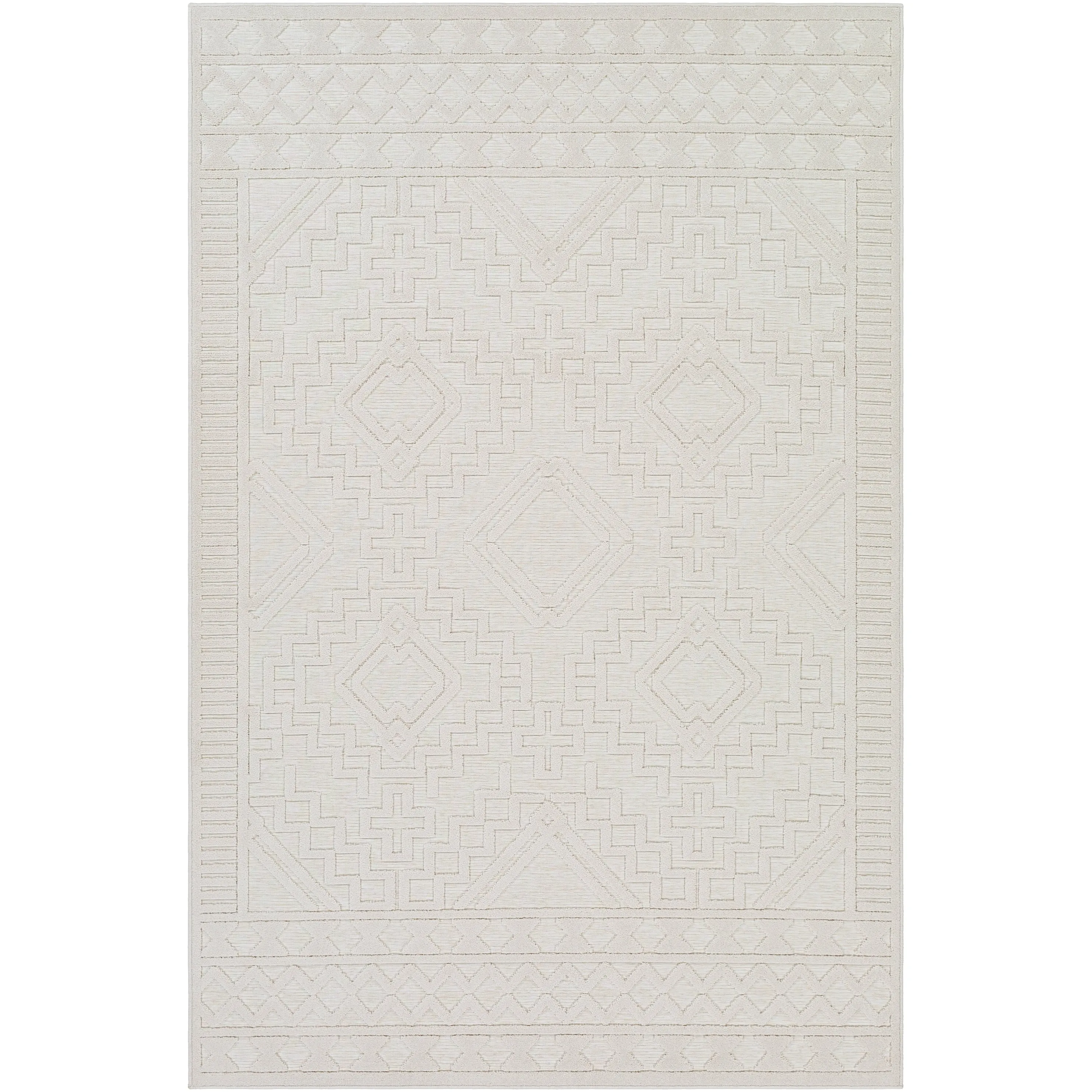 Livabliss Tylee Indoor/Outdoor Southwest Diamond Area Rug