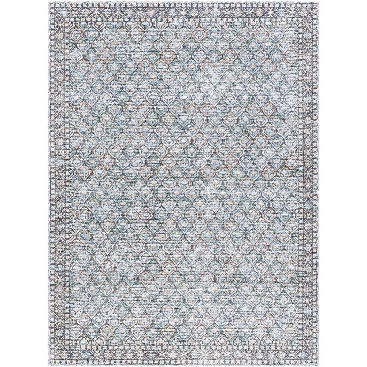 Livabliss Vinny Washable Traditional Area Rug