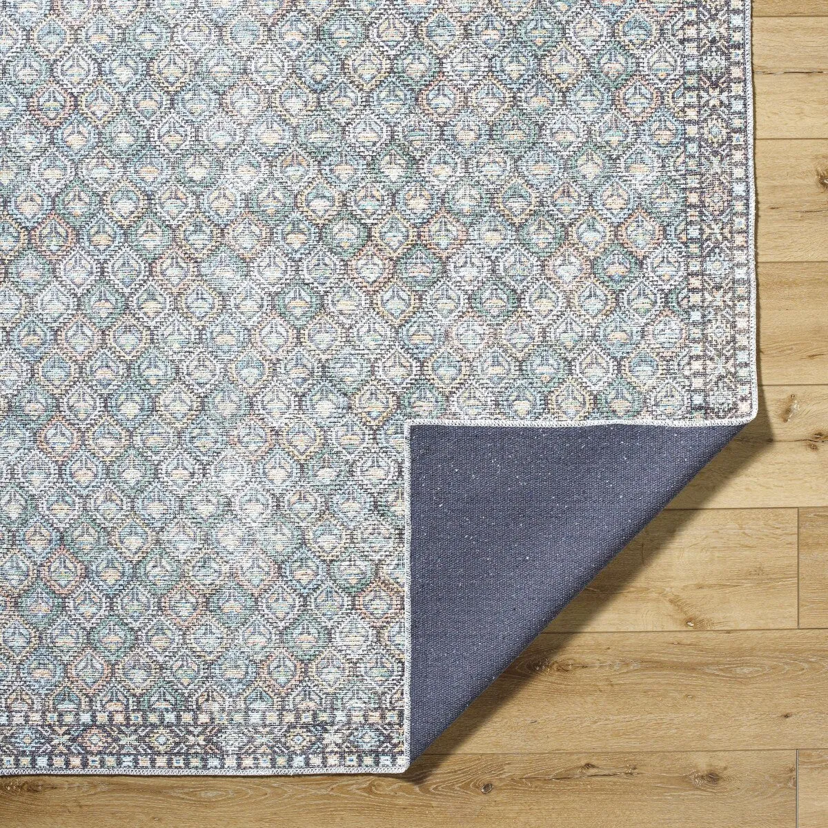 Livabliss Vinny Washable Traditional Area Rug