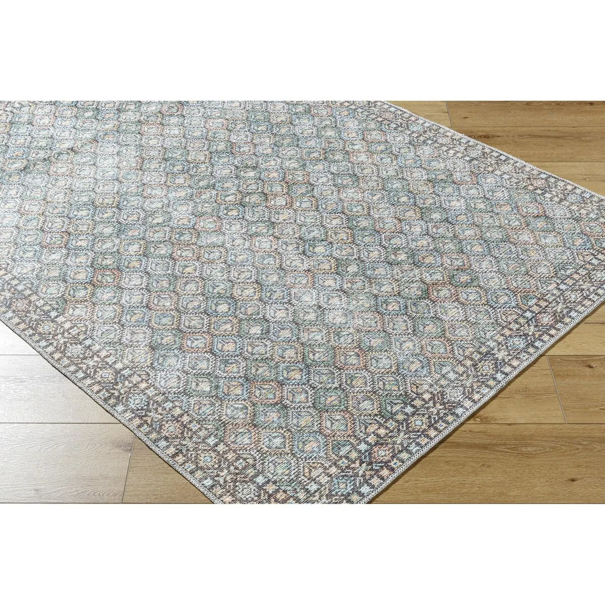 Livabliss Vinny Washable Traditional Area Rug