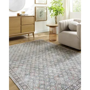 Livabliss Vinny Washable Traditional Area Rug