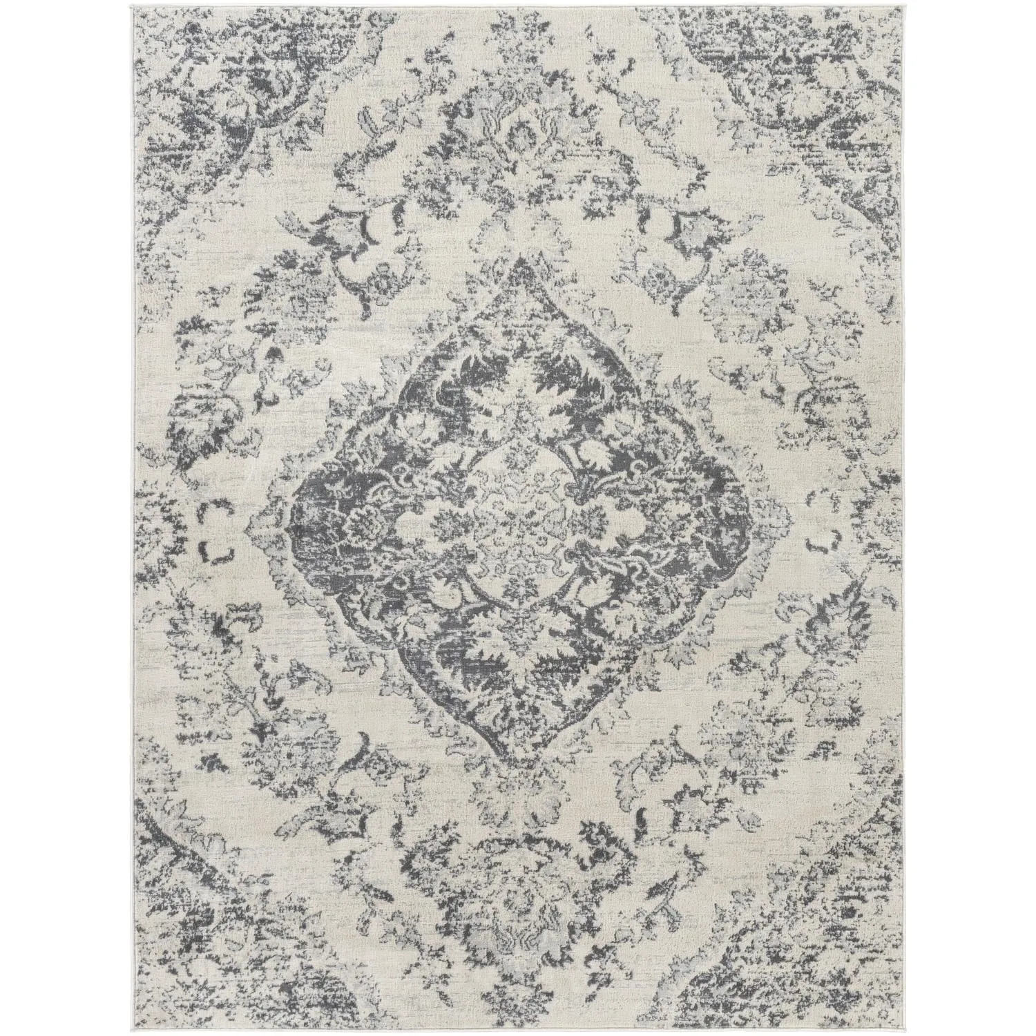 Livabliss Vintage Floransa Medallion Area Rug