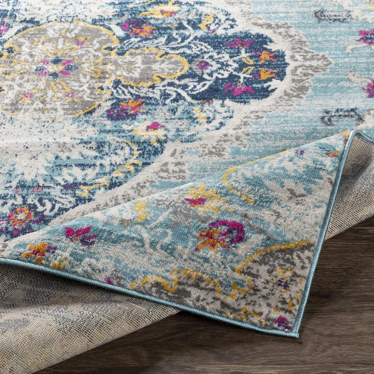 Livabliss Vintage Floransa Medallion Area Rug