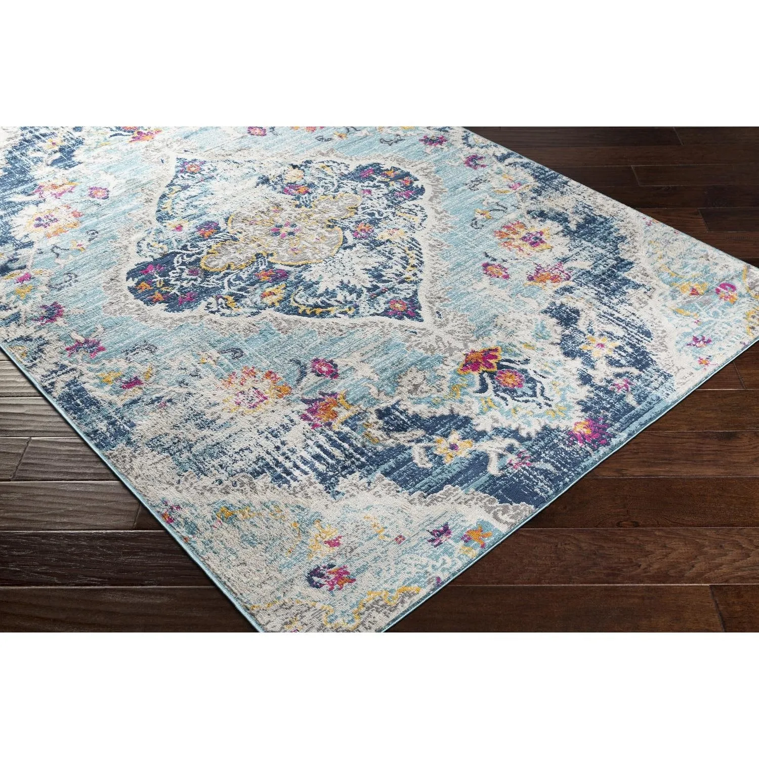 Livabliss Vintage Floransa Medallion Area Rug