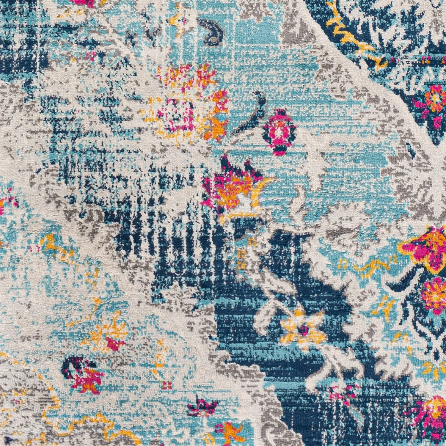 Livabliss Vintage Floransa Medallion Area Rug