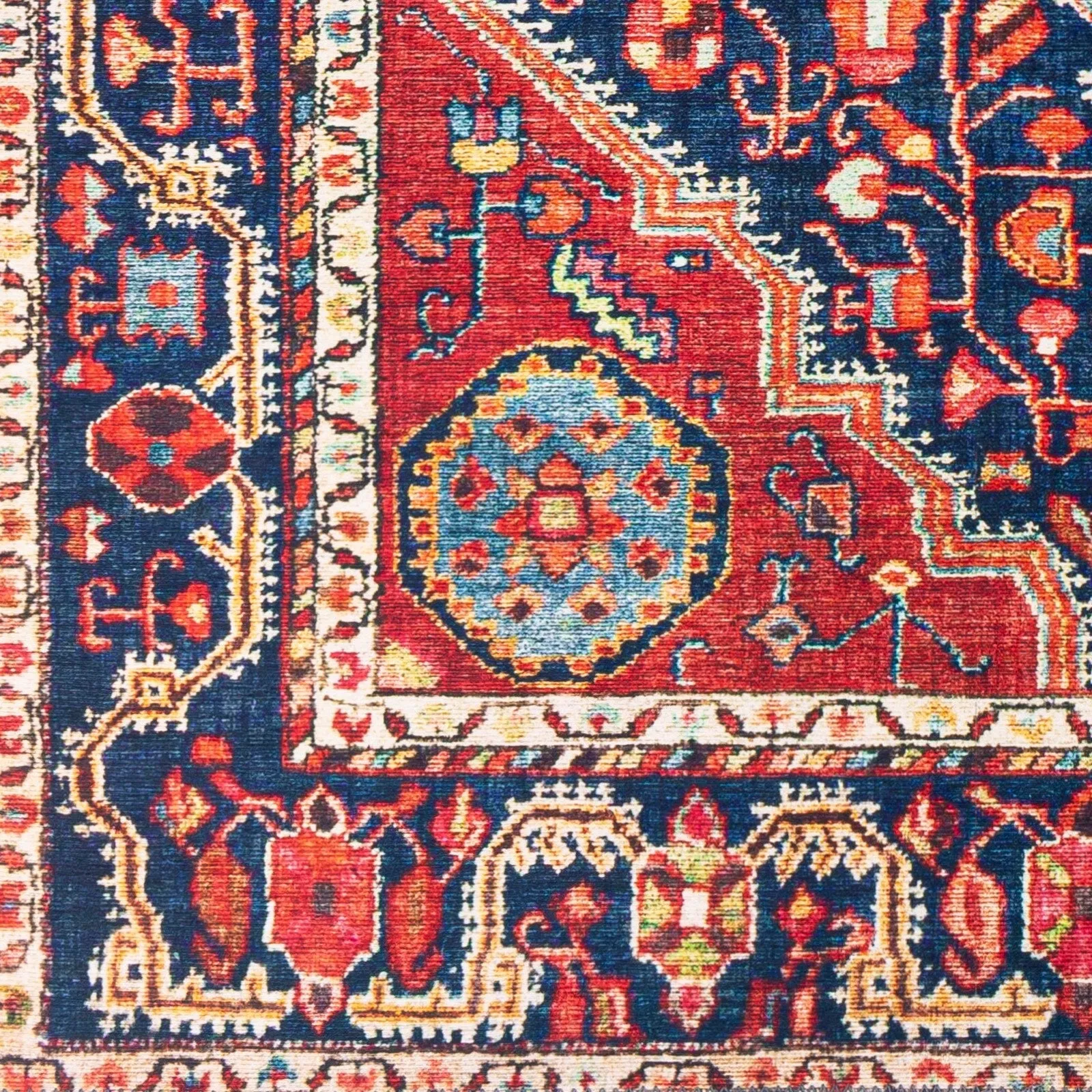 Livabliss Weijia Vintage Medallion Area Rug