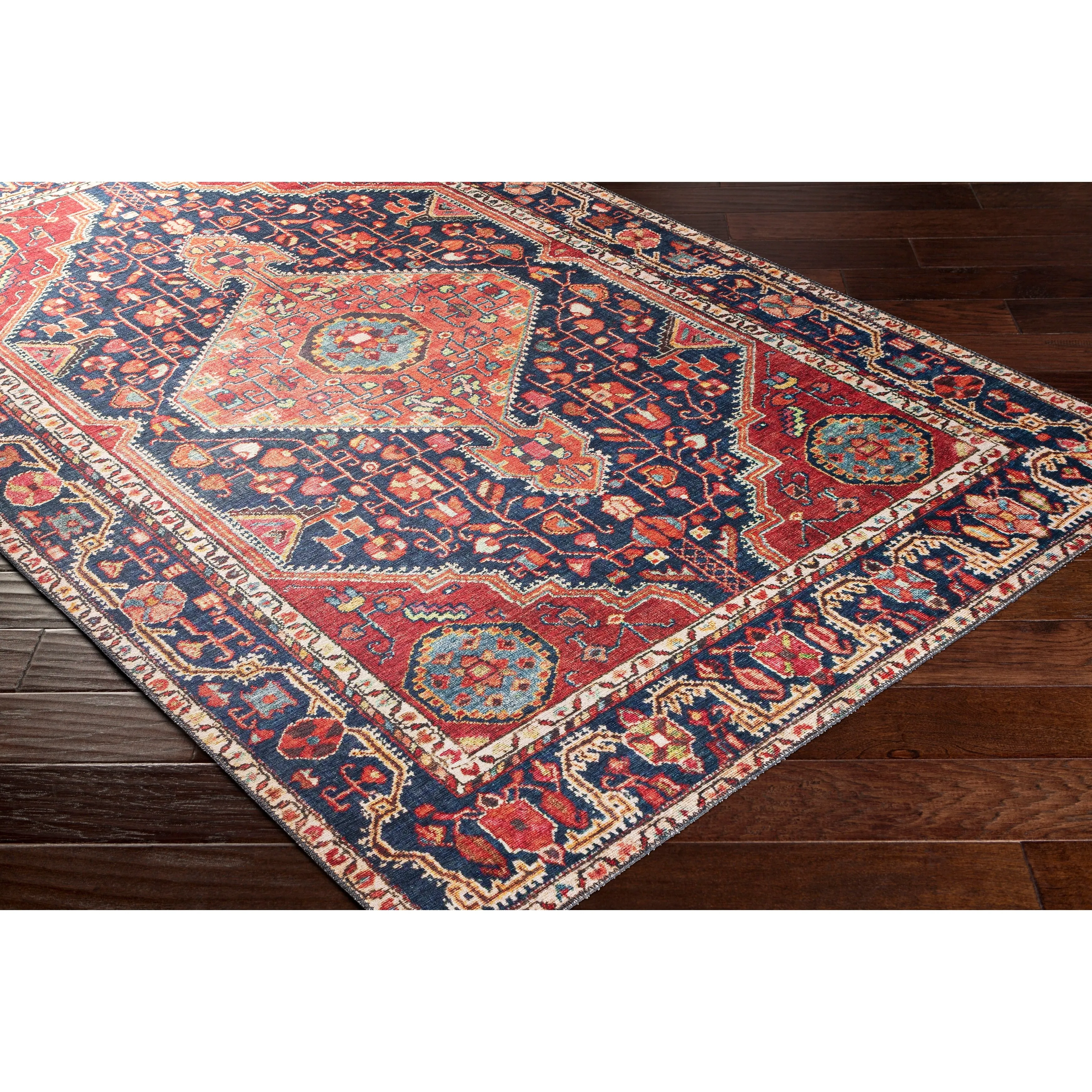 Livabliss Weijia Vintage Medallion Area Rug