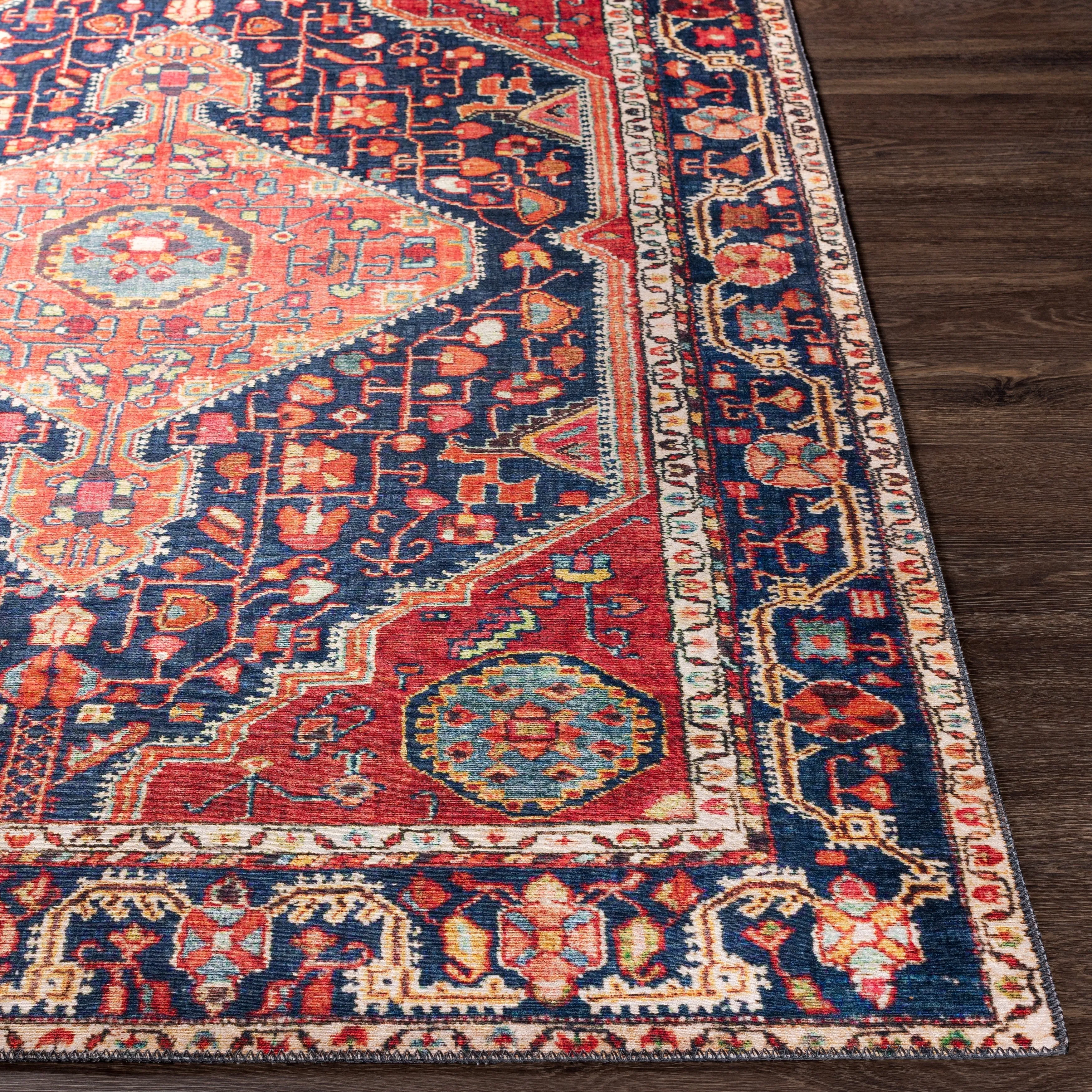 Livabliss Weijia Vintage Medallion Area Rug