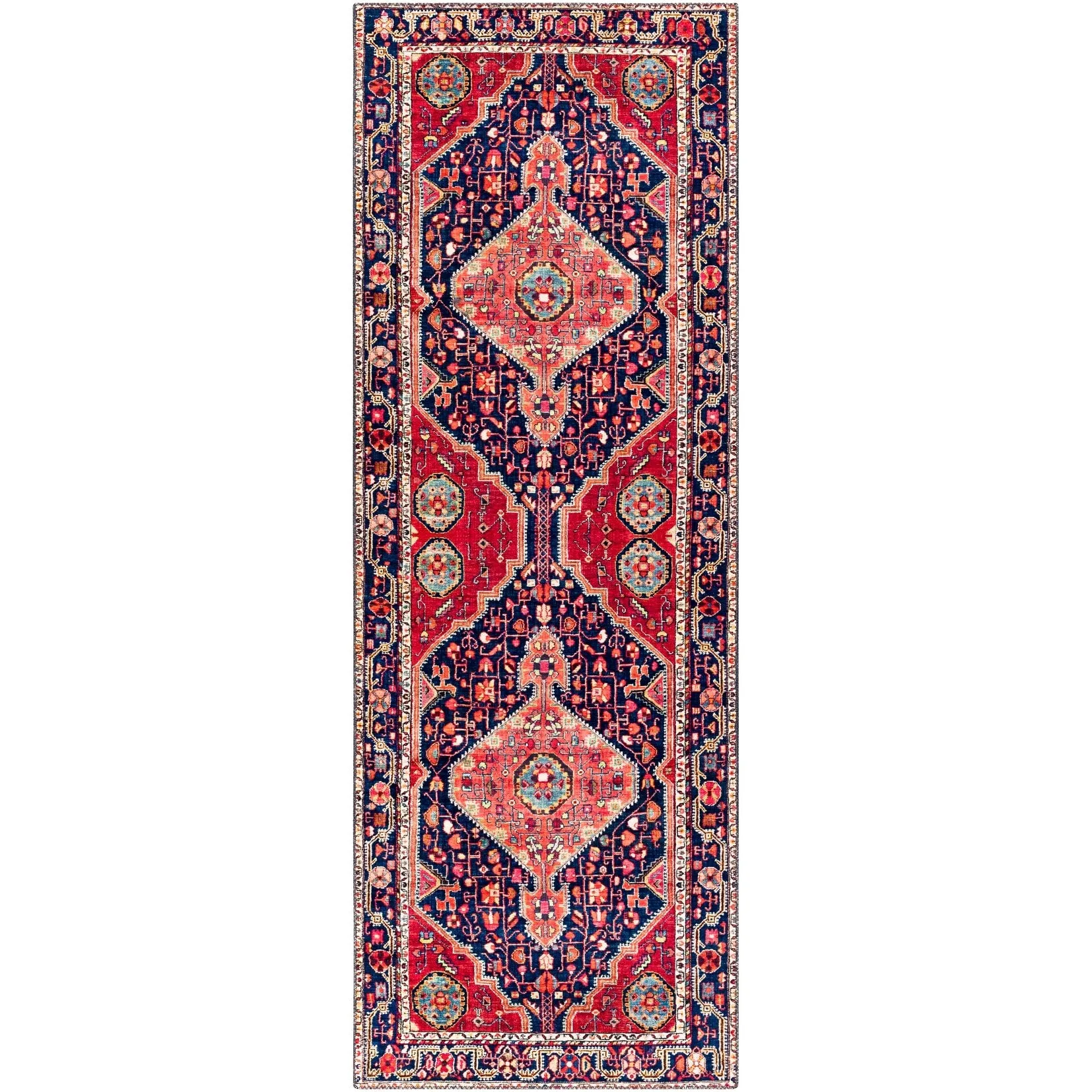 Livabliss Weijia Vintage Medallion Area Rug