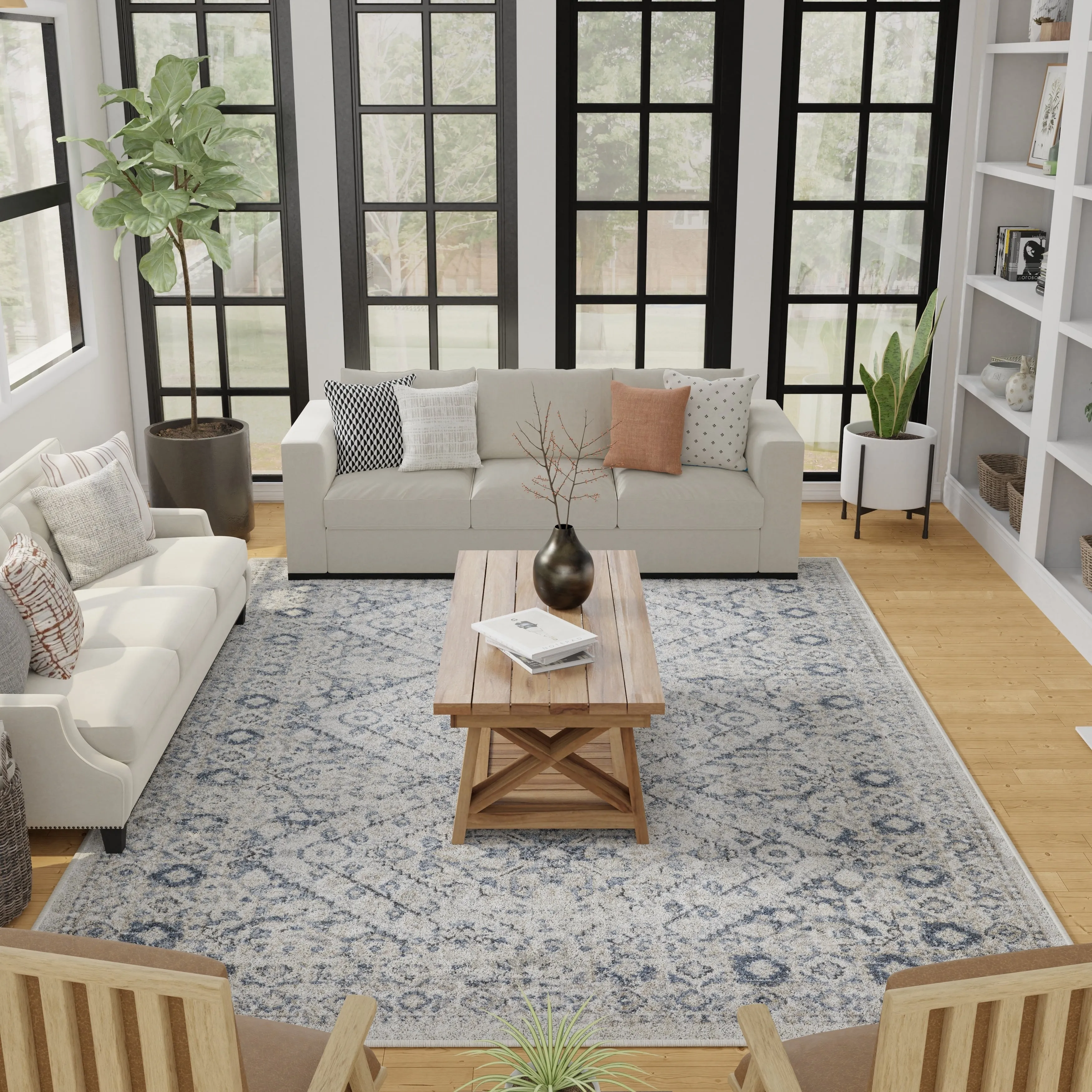 Loomaknoti Kehleigh Avnorie Cream Area Rug