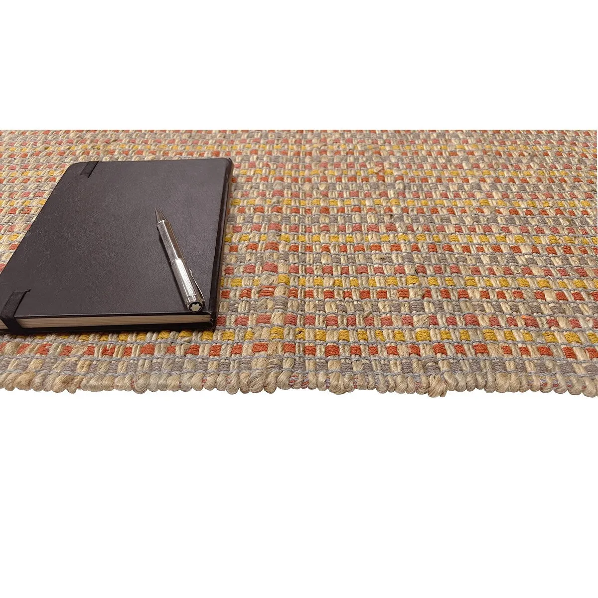 Loominaire Handmade Carpet Manila Hemp. Cotton Natural Fiber Easy Maintenance Rug