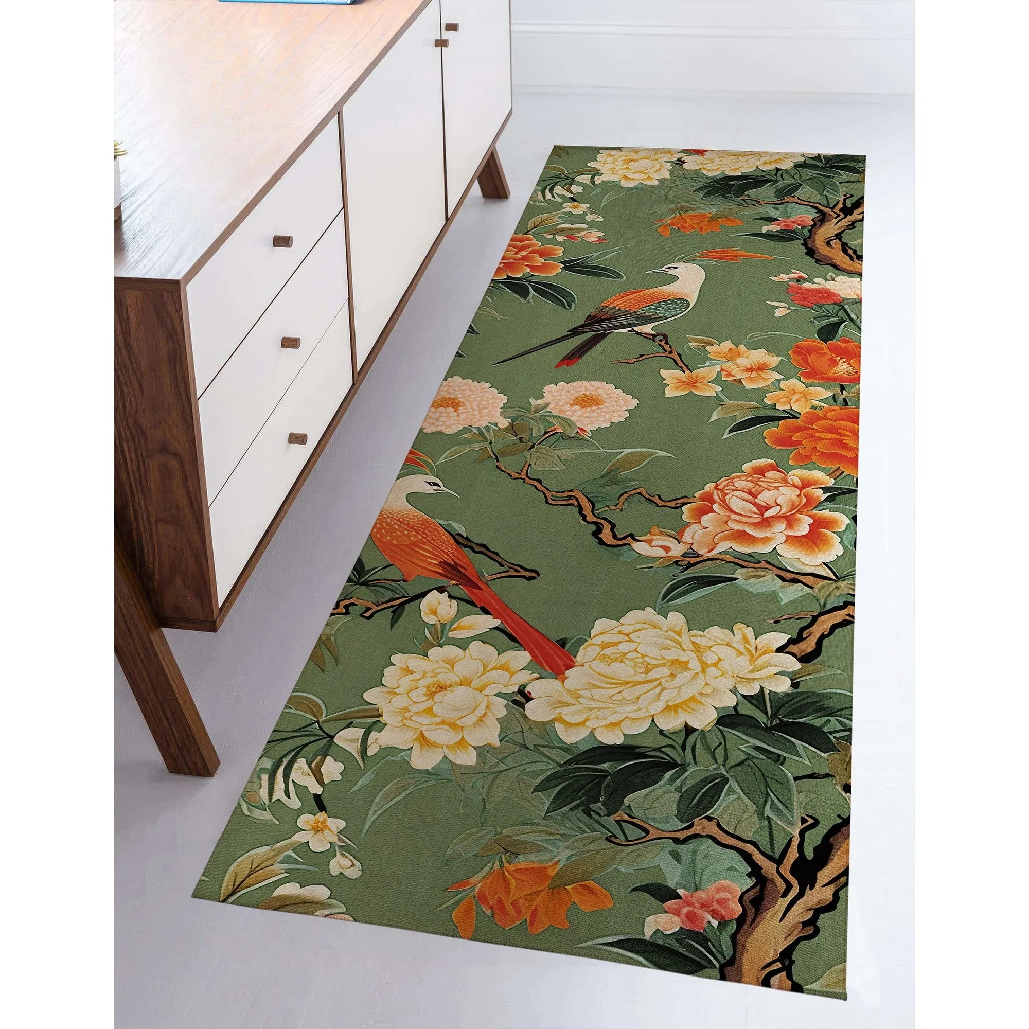 LOU GREEN Area Rug By Marina Gutierrez