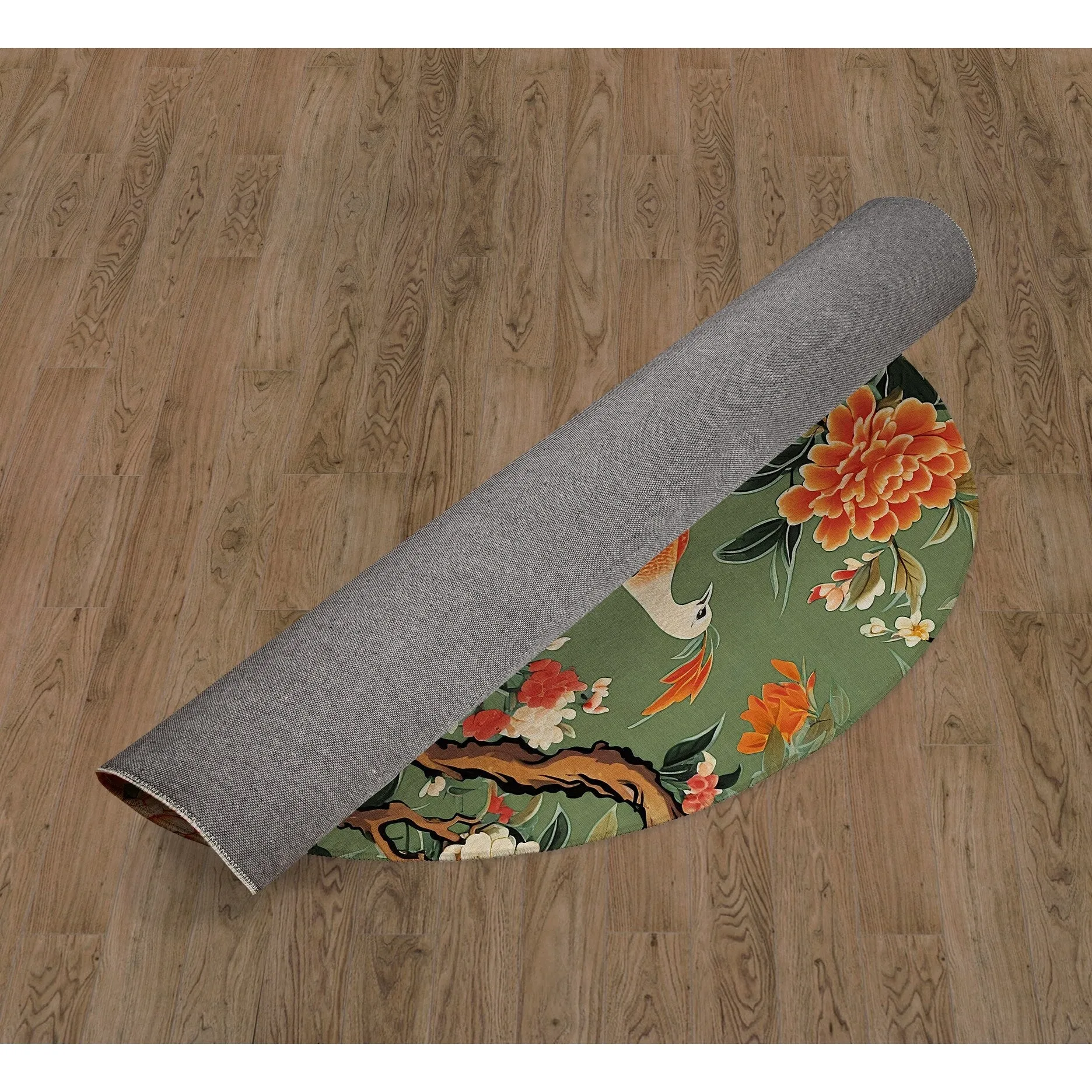 LOU GREEN Area Rug By Marina Gutierrez
