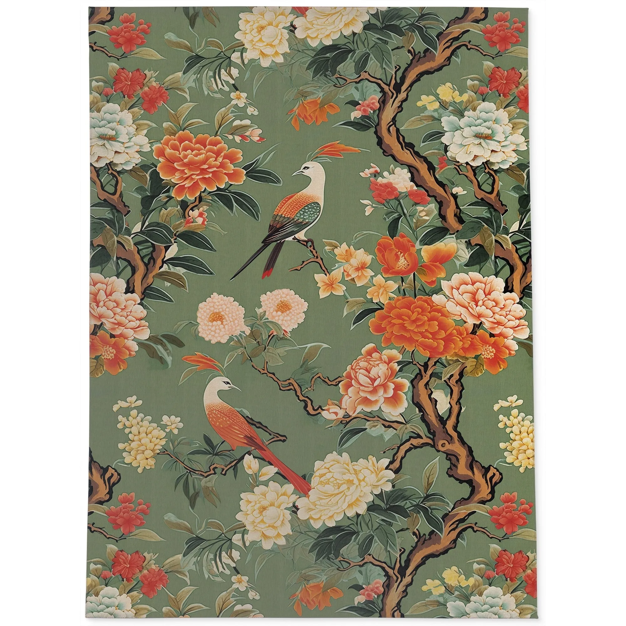 LOU GREEN Area Rug By Marina Gutierrez